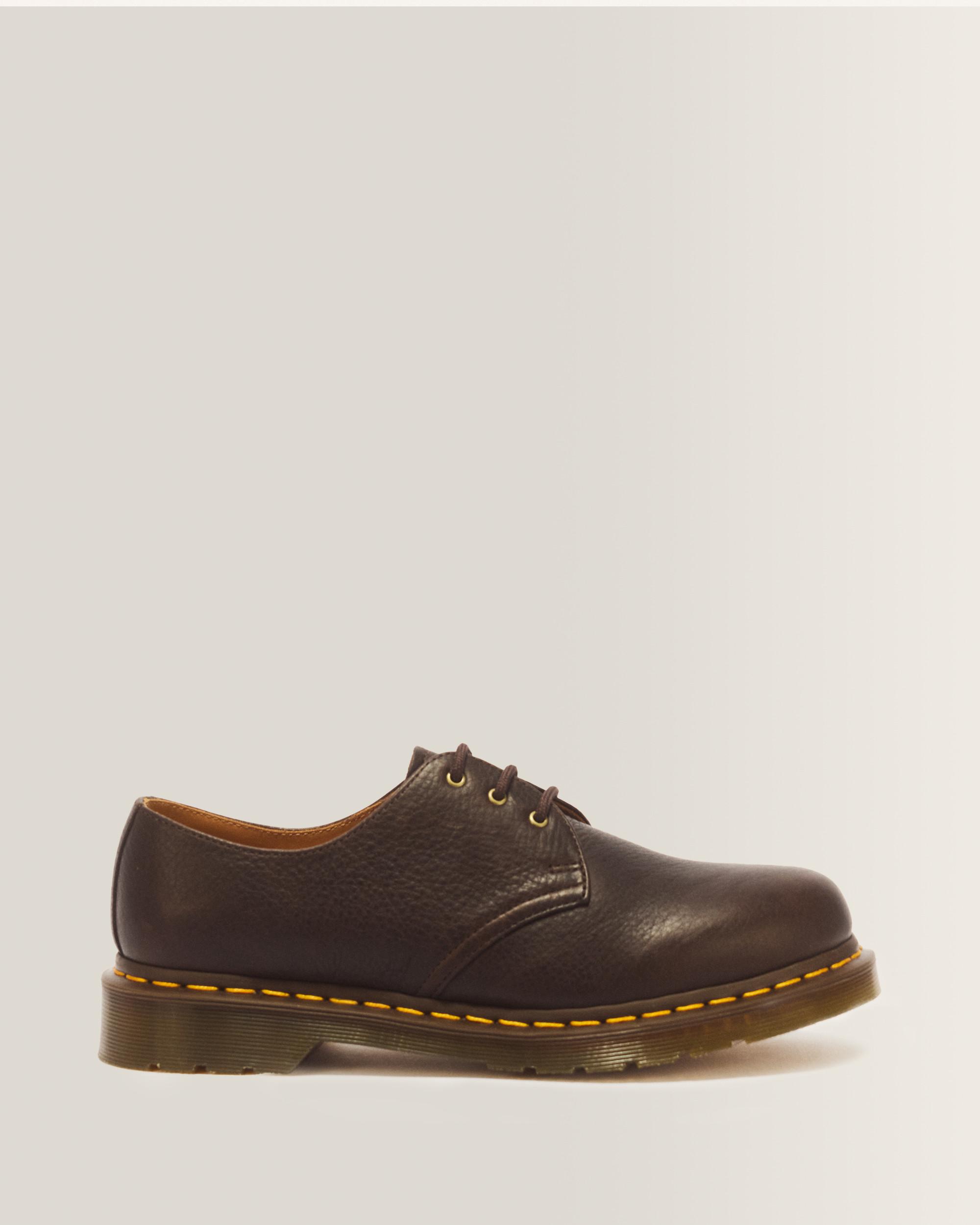 Dr. Martens 1461 Pascal Ambassador Leren Veterschoenen Met Drie Veterogen in Bruin,