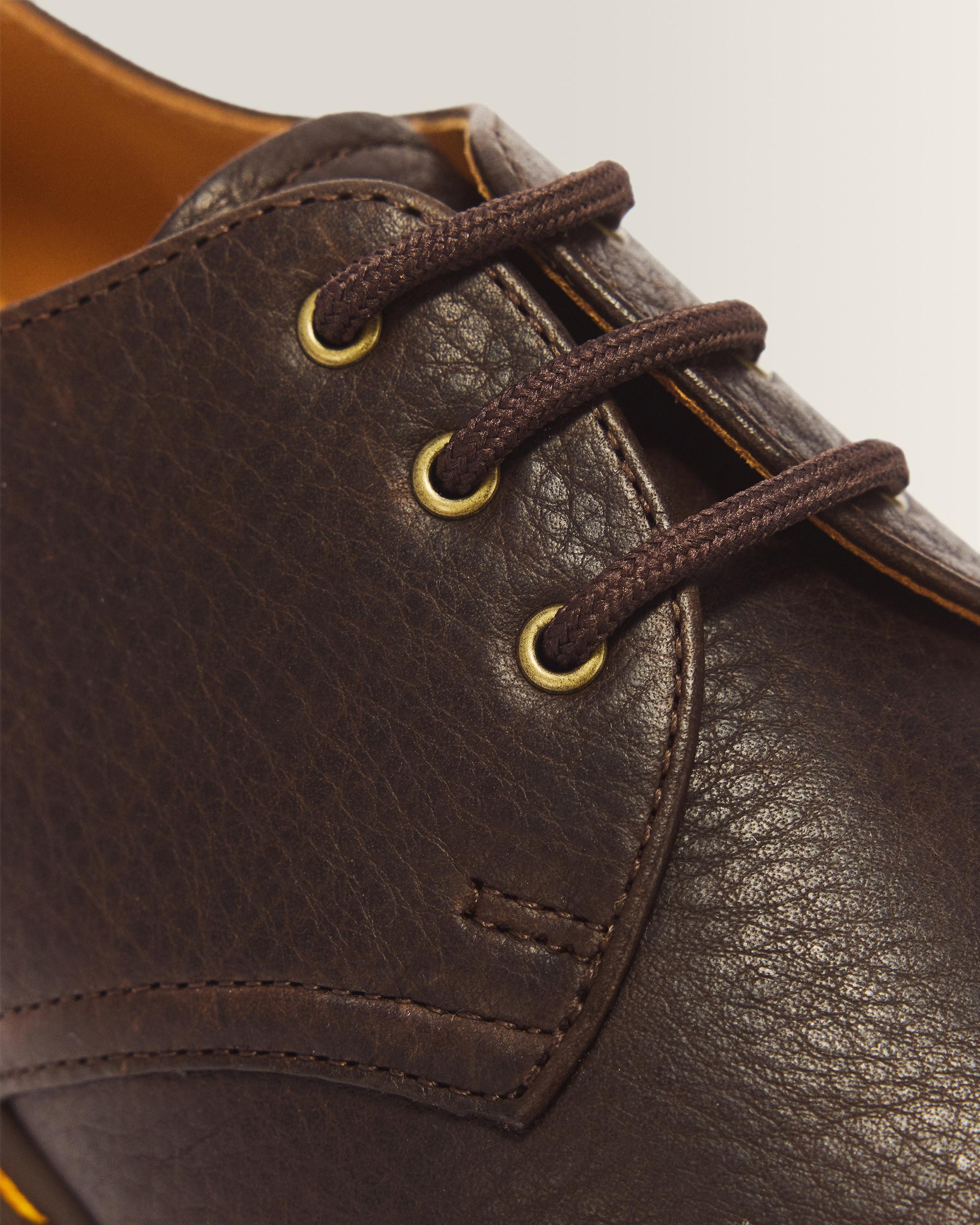 Tummanruskea 1461 3 Eye Ambassador Leather Lace Up -kengät