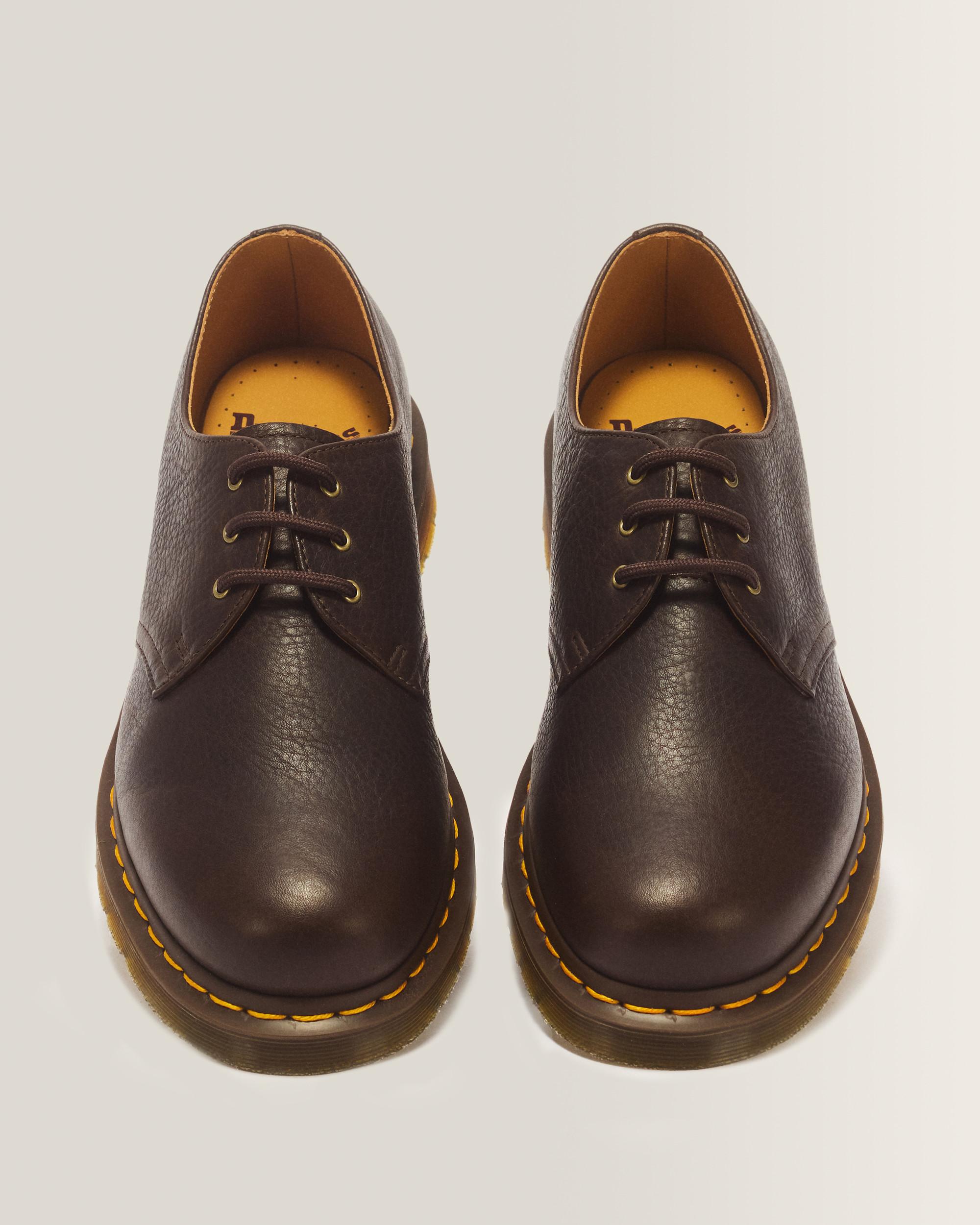 Tummanruskea 1461 3 Eye Ambassador Leather Lace Up -kengät