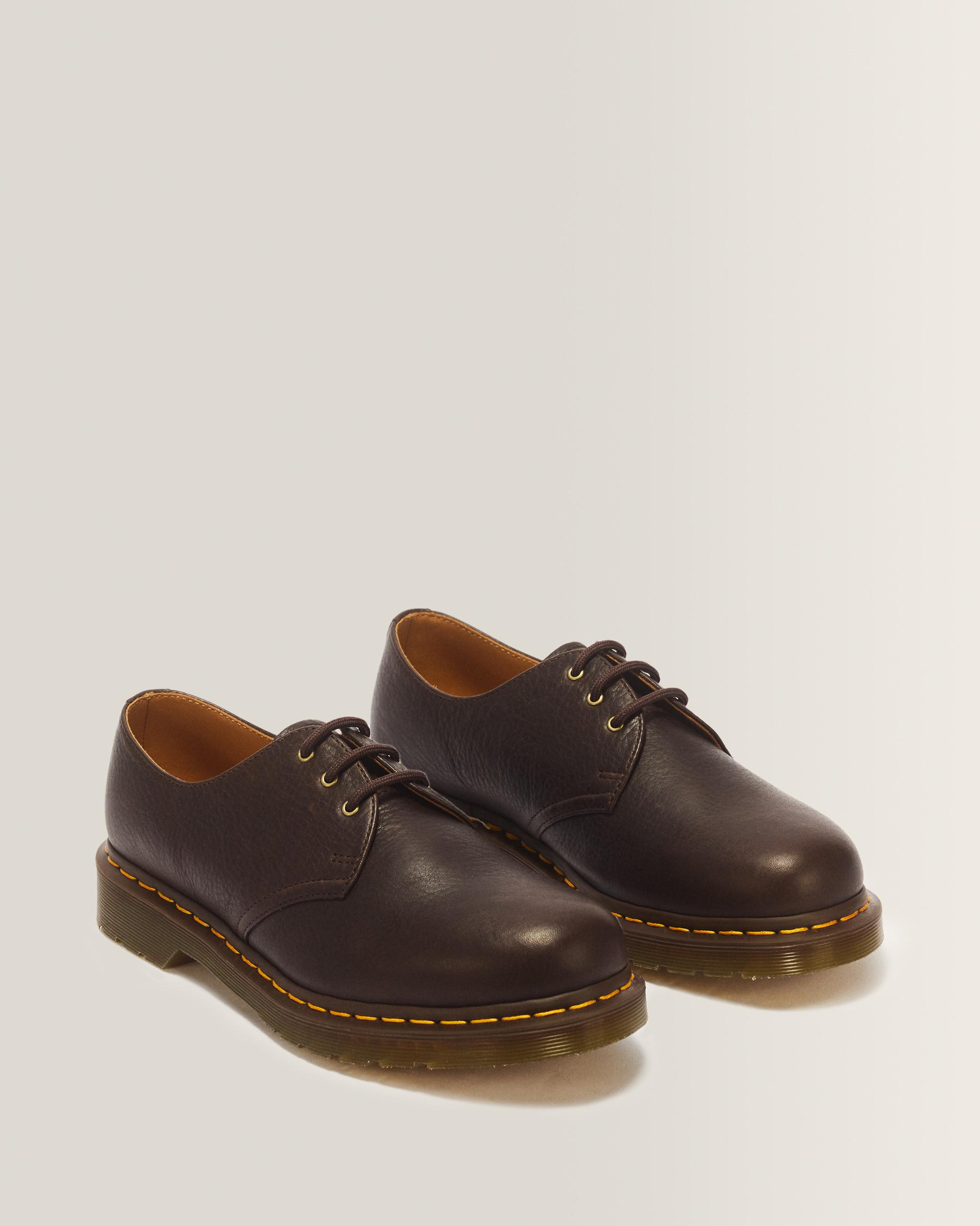 Tummanruskea 1461 3 Eye Ambassador Leather Lace Up -kengät