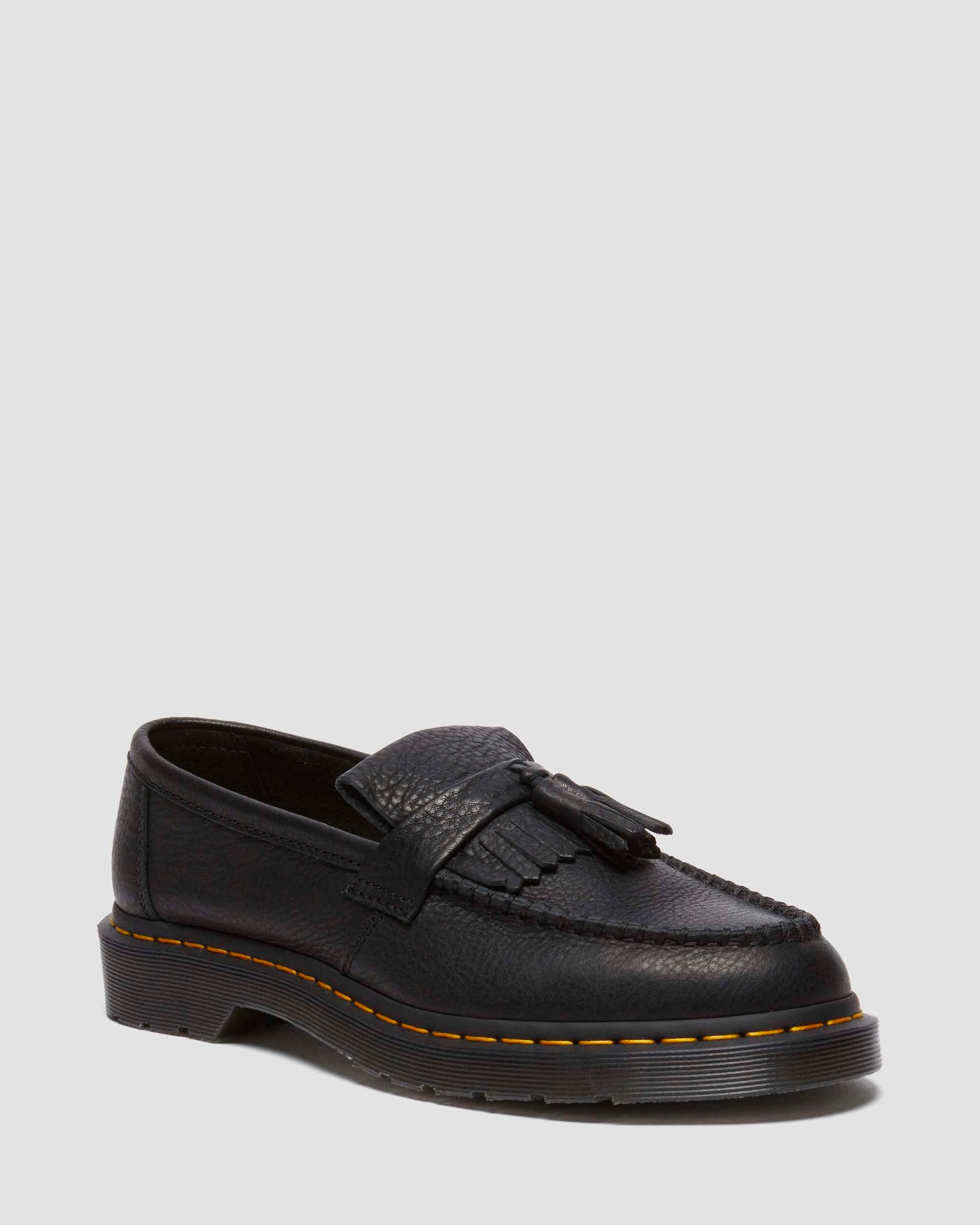 Adrian Yellow Stitch Ambassador Leather Loafers