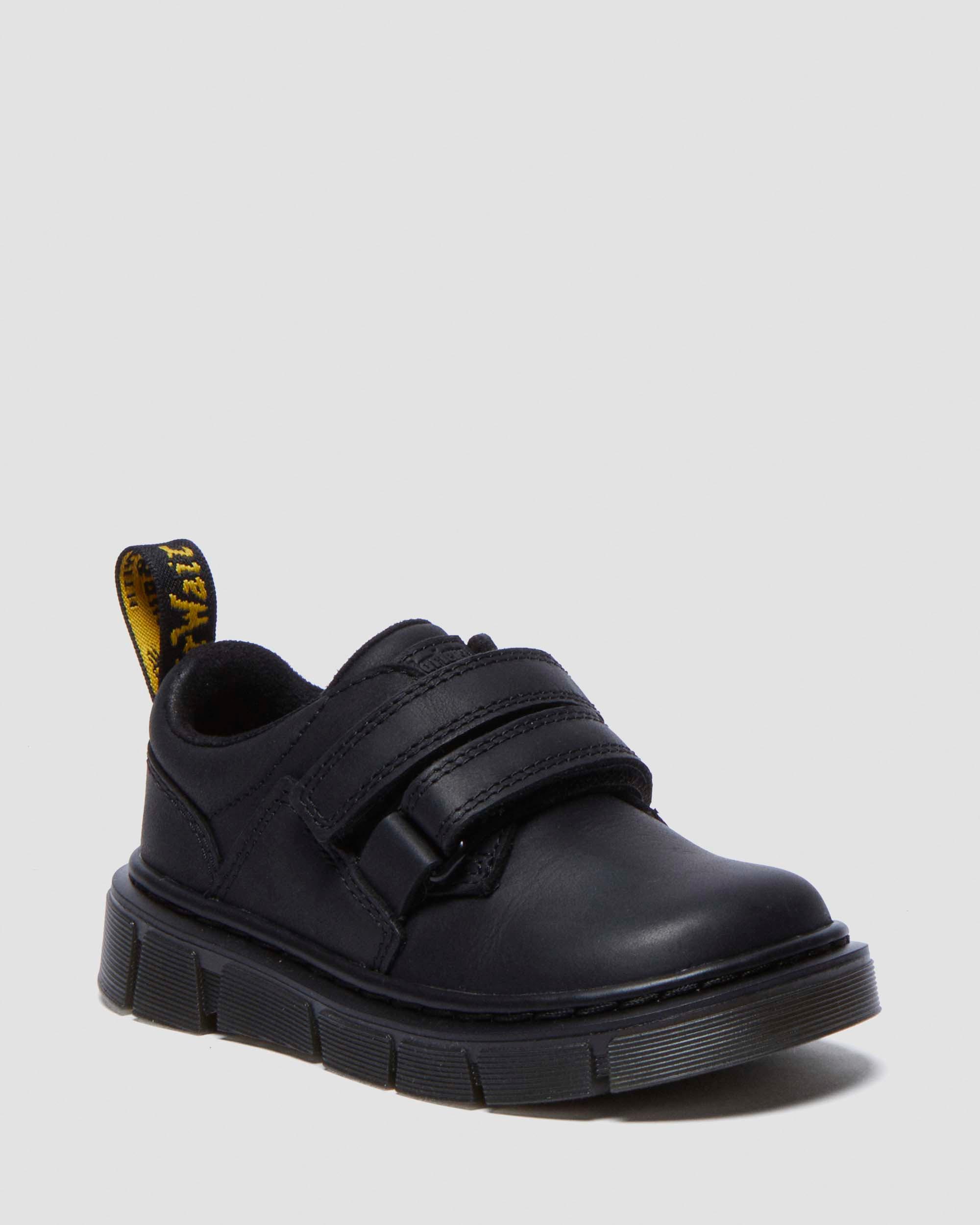 Toddler Raffe Leather Strap Shoes in Dr. Martens