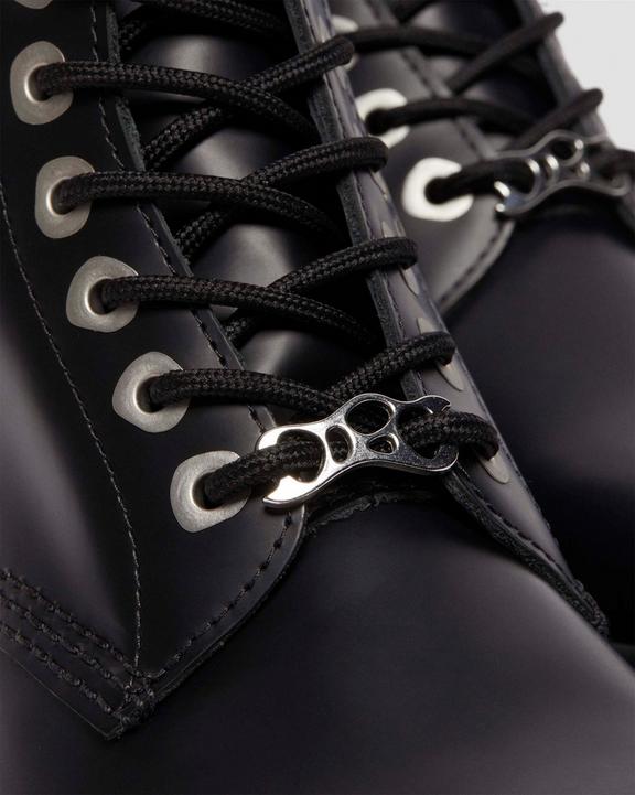 1460 Zip Smooth Leather Lace Up Boots in Black | Dr. Martens 1460 Zip Smooth Leather Lace Up Boots in Black | Dr. Martens