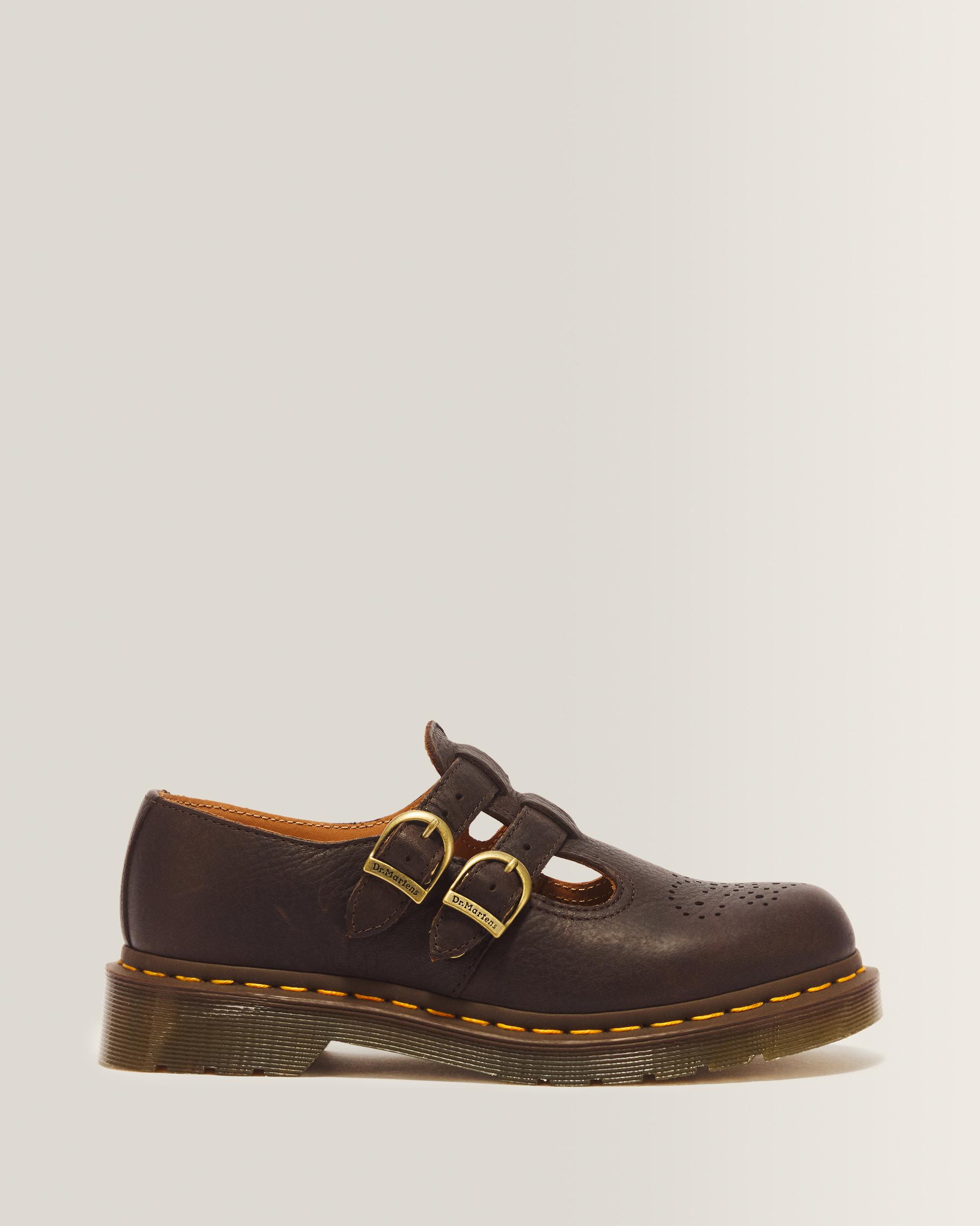 Dr. Martens 8065 Ambassador Leren Mary Jane Schoenen in Bruin,