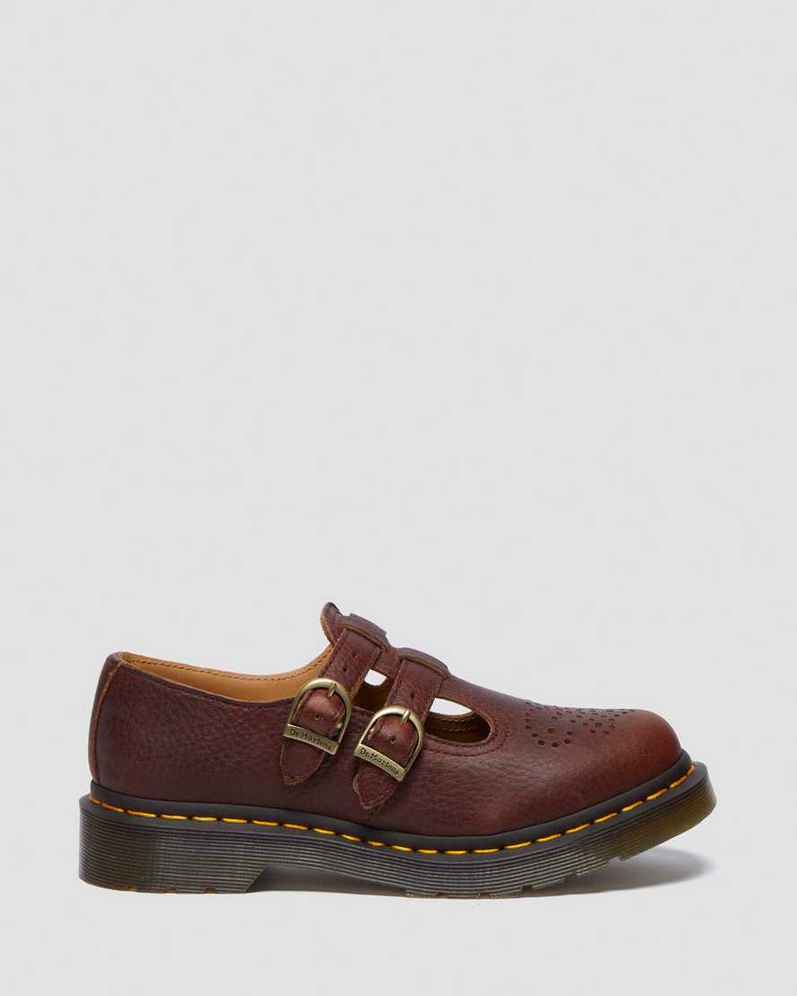 Shop Dr. Martens' 8065 Ambassador Mary Jane Shoes In Brown