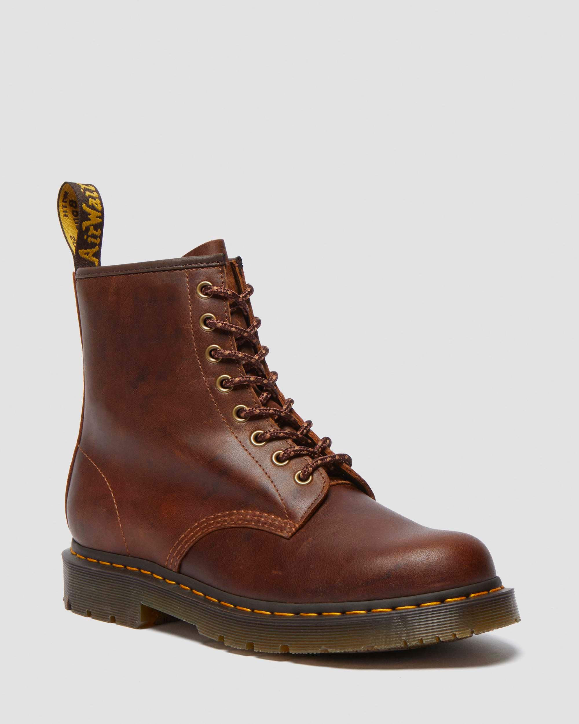 1460 Pascal Atlas Leather Lace Up Boots in Oxblood | Dr. Martens