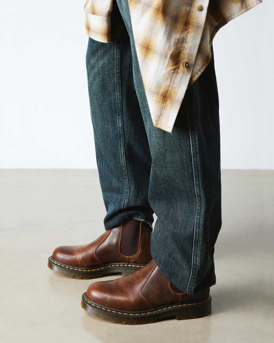 DR. MARTENS' 2976 SLIP RESISTANT PARKER LIFE SHIELD CHELSEA BOOTS