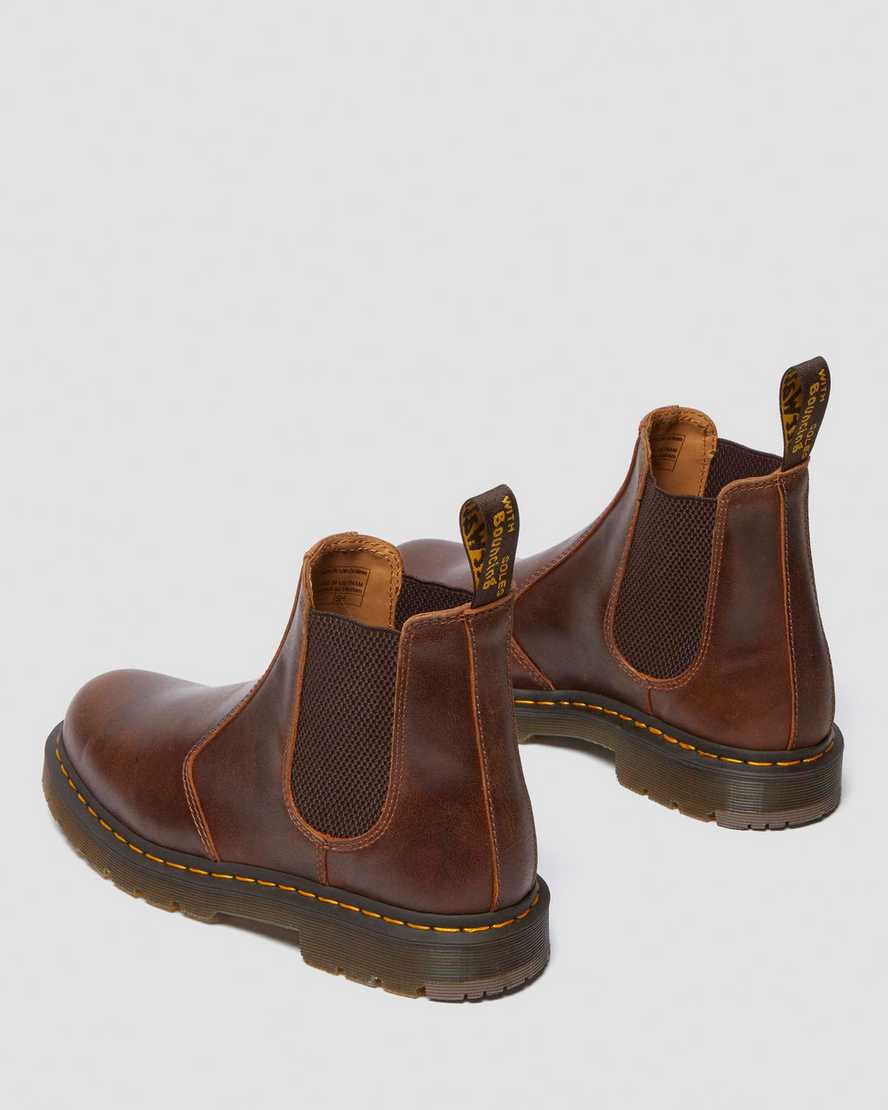 Shop Dr. Martens' 2976 Slip Resistant Parker Life Shield Chelsea Boots In Brown