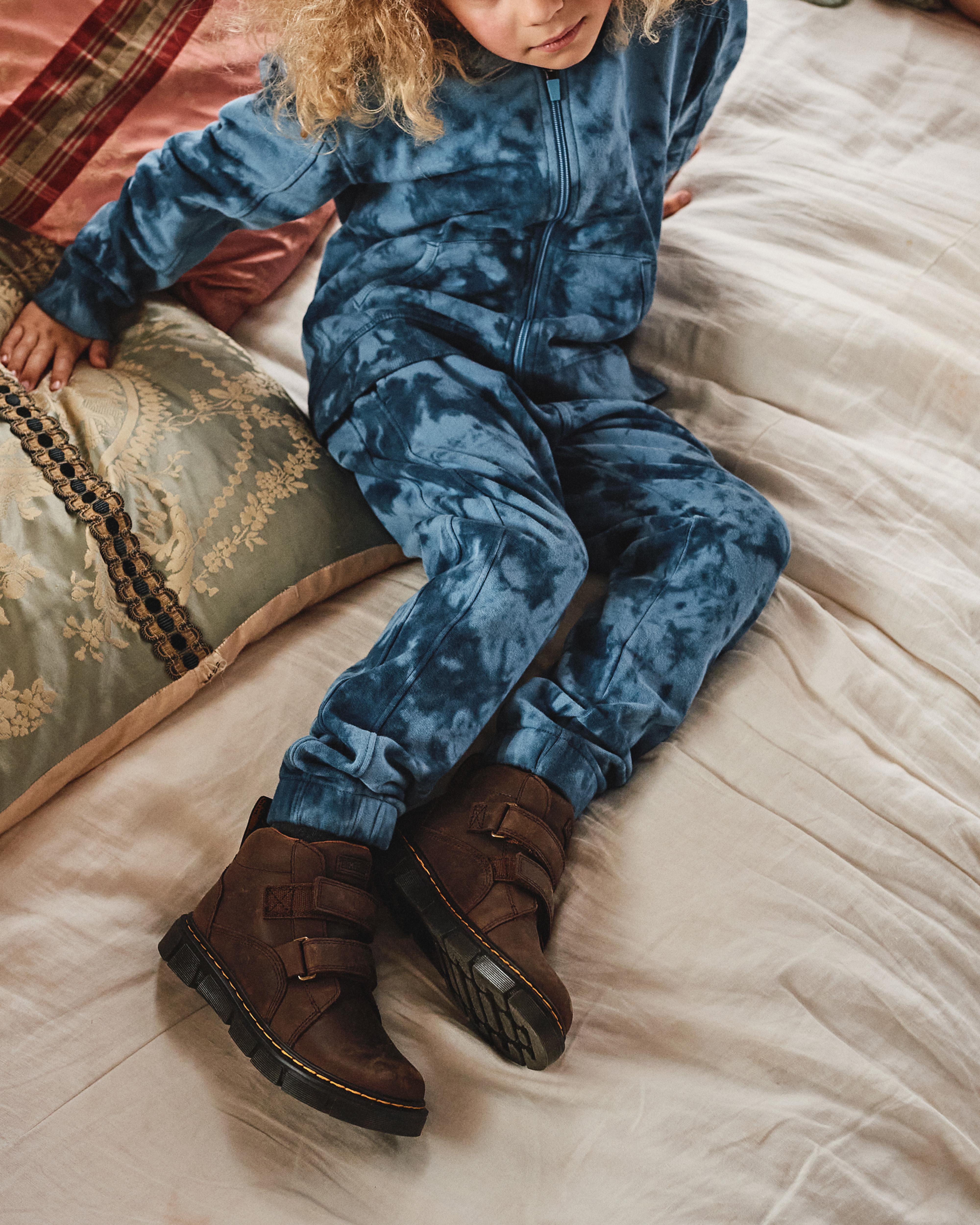 Botas Raffe de piel para junior con velcro product image