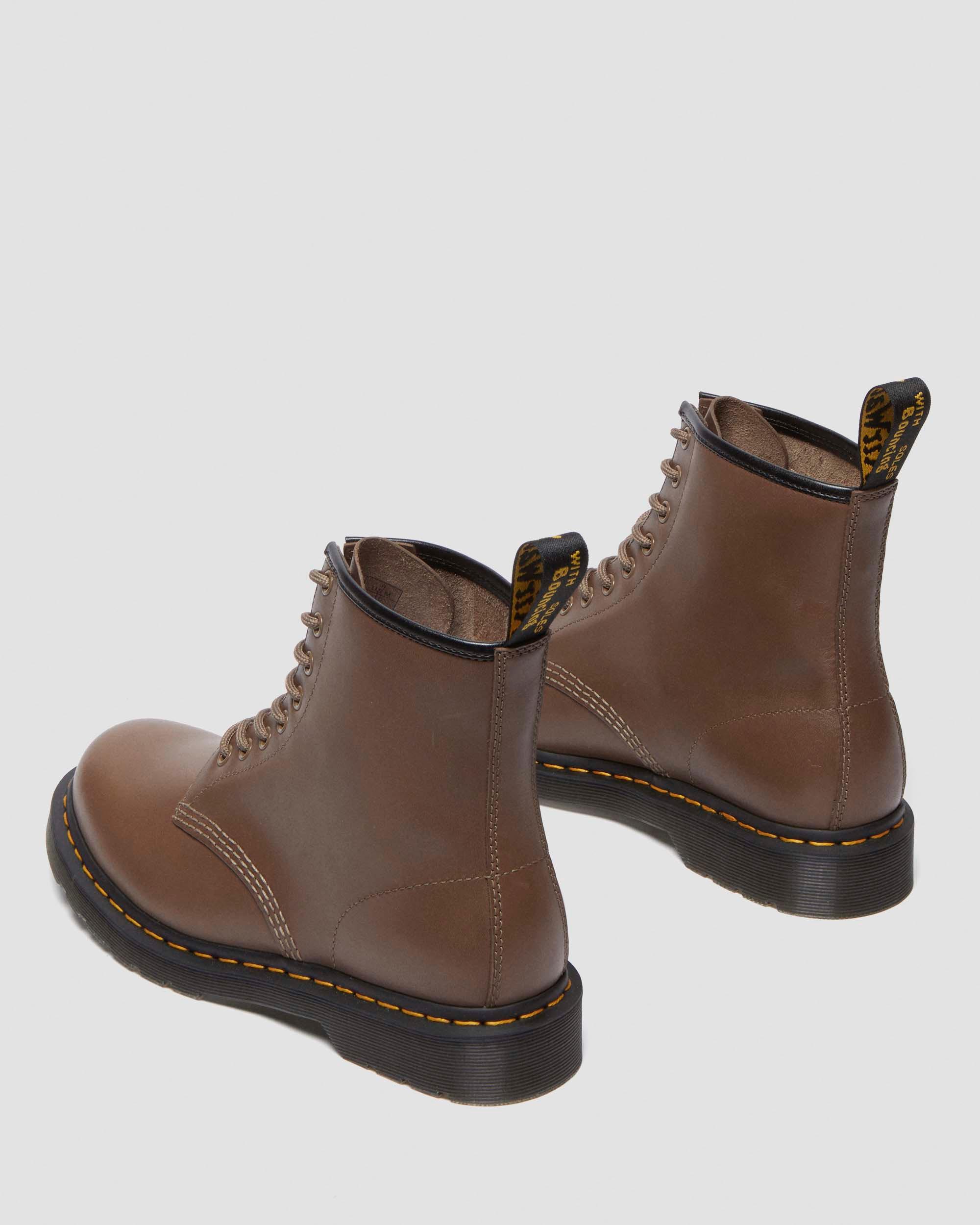 1460 Artimus Leather Lace Up Boots in Khaki | Dr. Martens