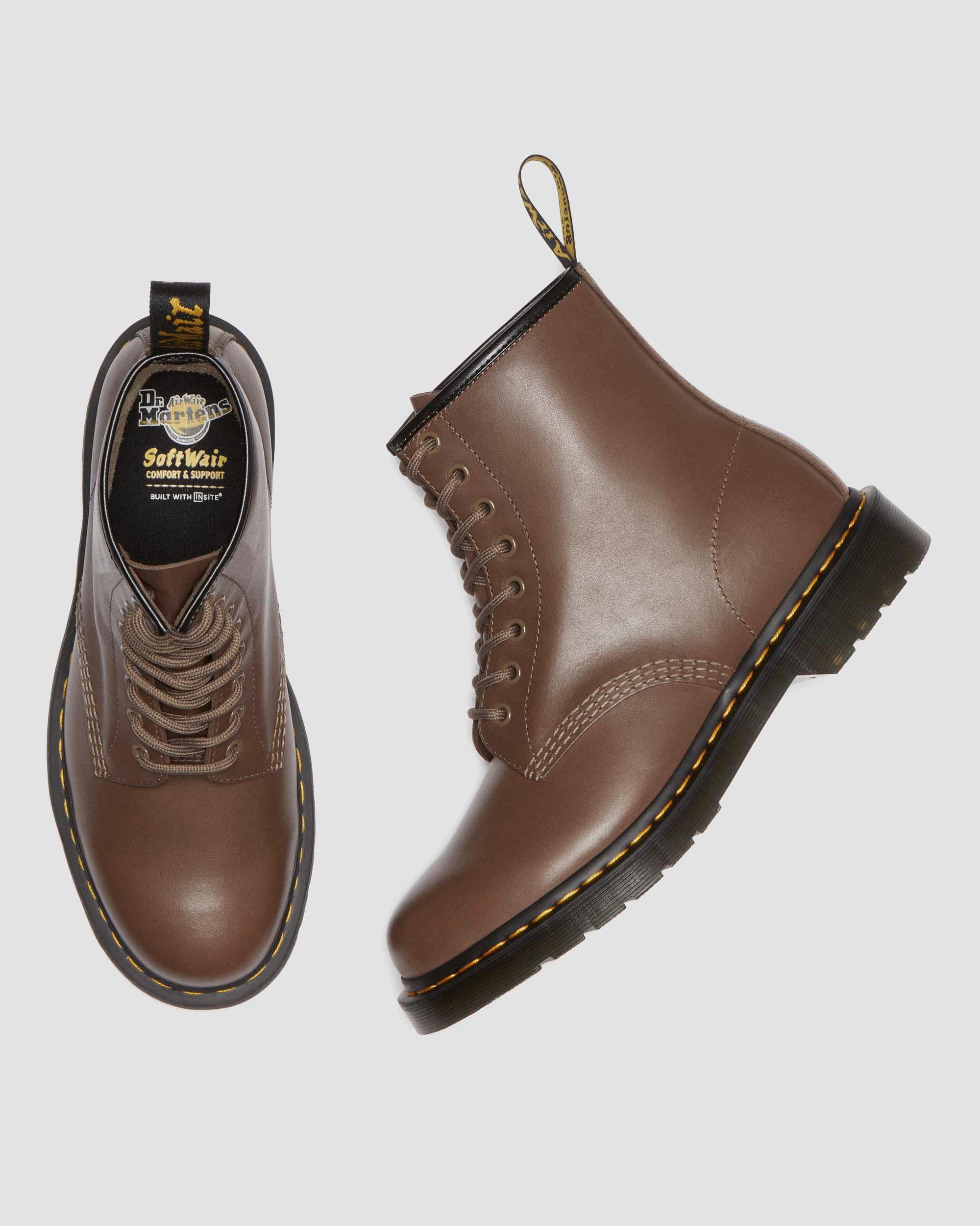 1460 Artimus Leather Lace Up Boots in DARK KHAKI | Dr. Martens™