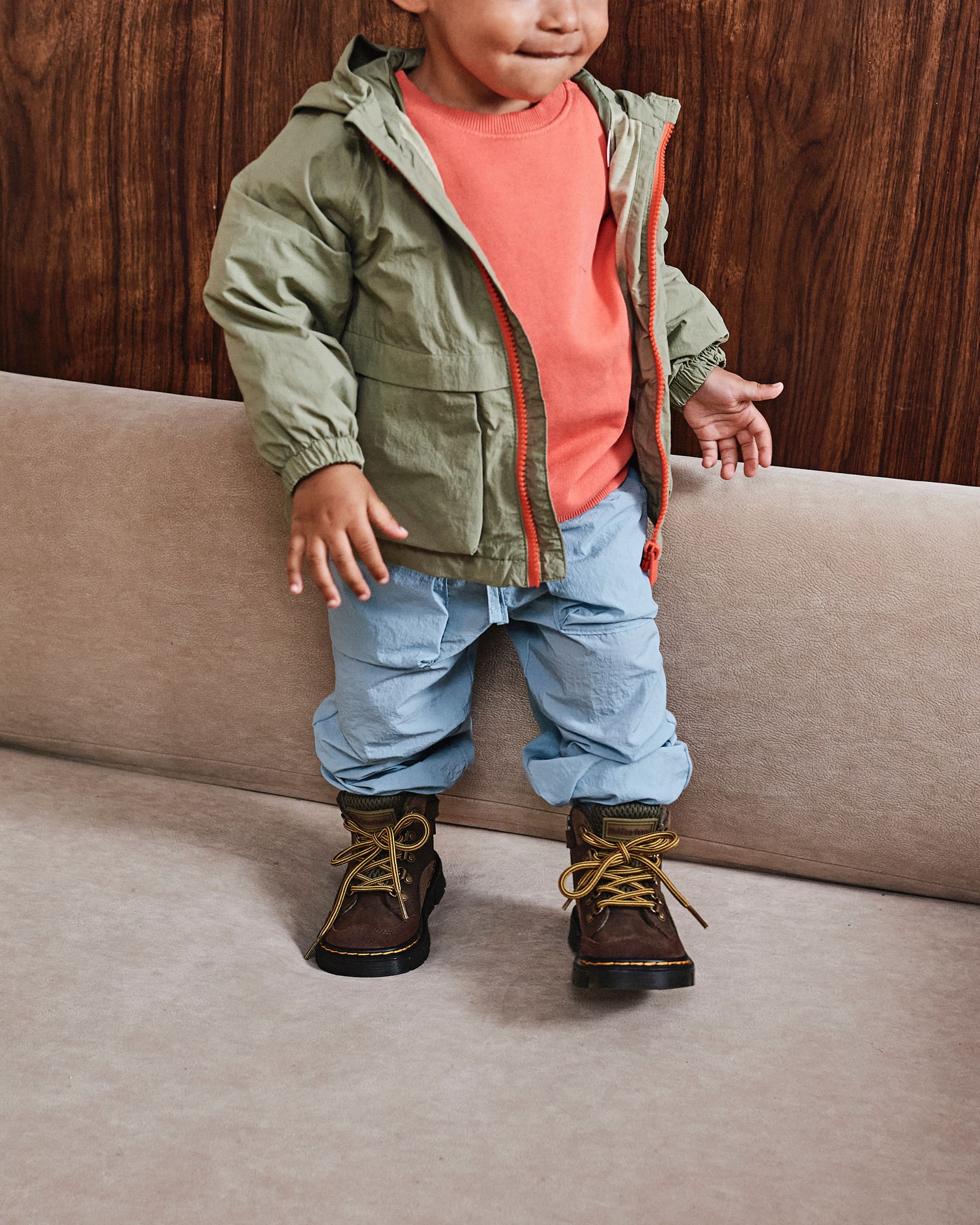 Toddler Raffe Leather & Suede Boots product image