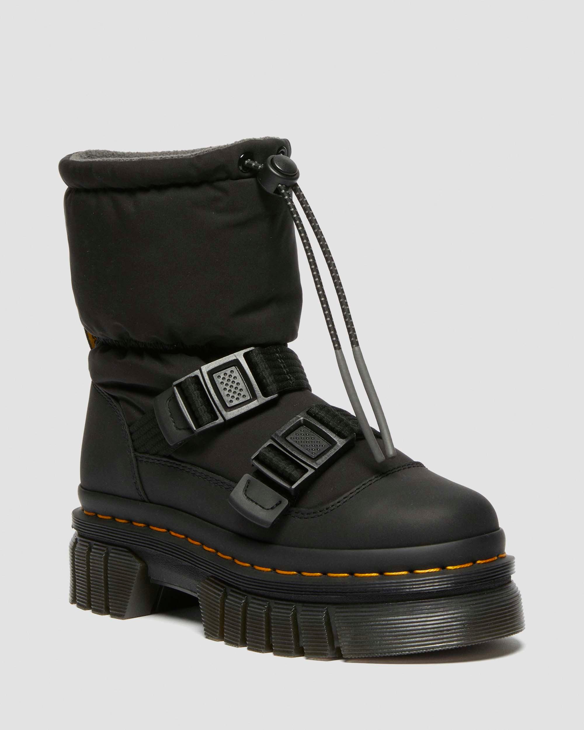 Audrick Lo Puffer Boots in Black