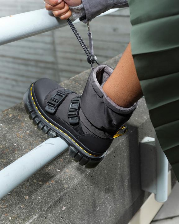 Audrick Lo Puffer Boots in Black | Dr. Martens Audrick Lo Puffer Boots in Black | Dr. Martens