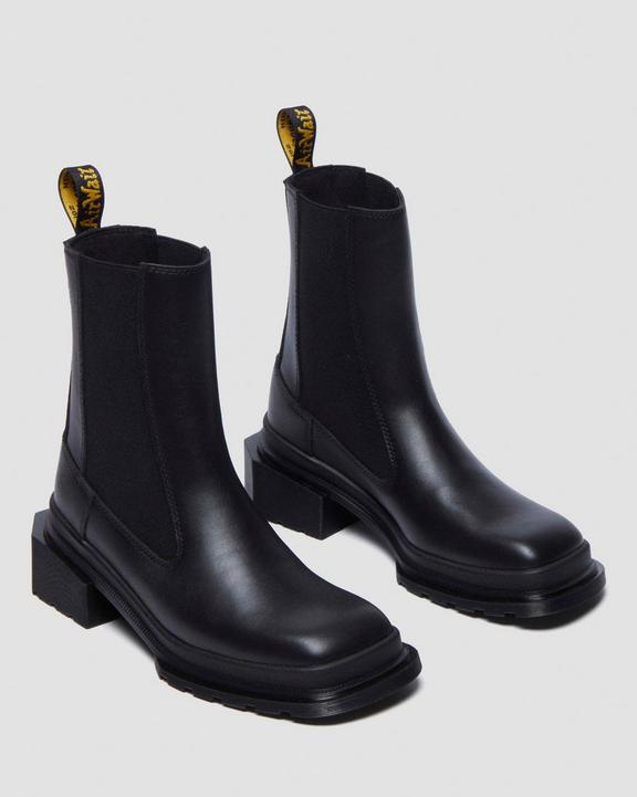 Maybole Square Toe Chelsea Boots in Black | Dr. Martens Maybole Square Toe Chelsea Boots in Black | Dr. Martens