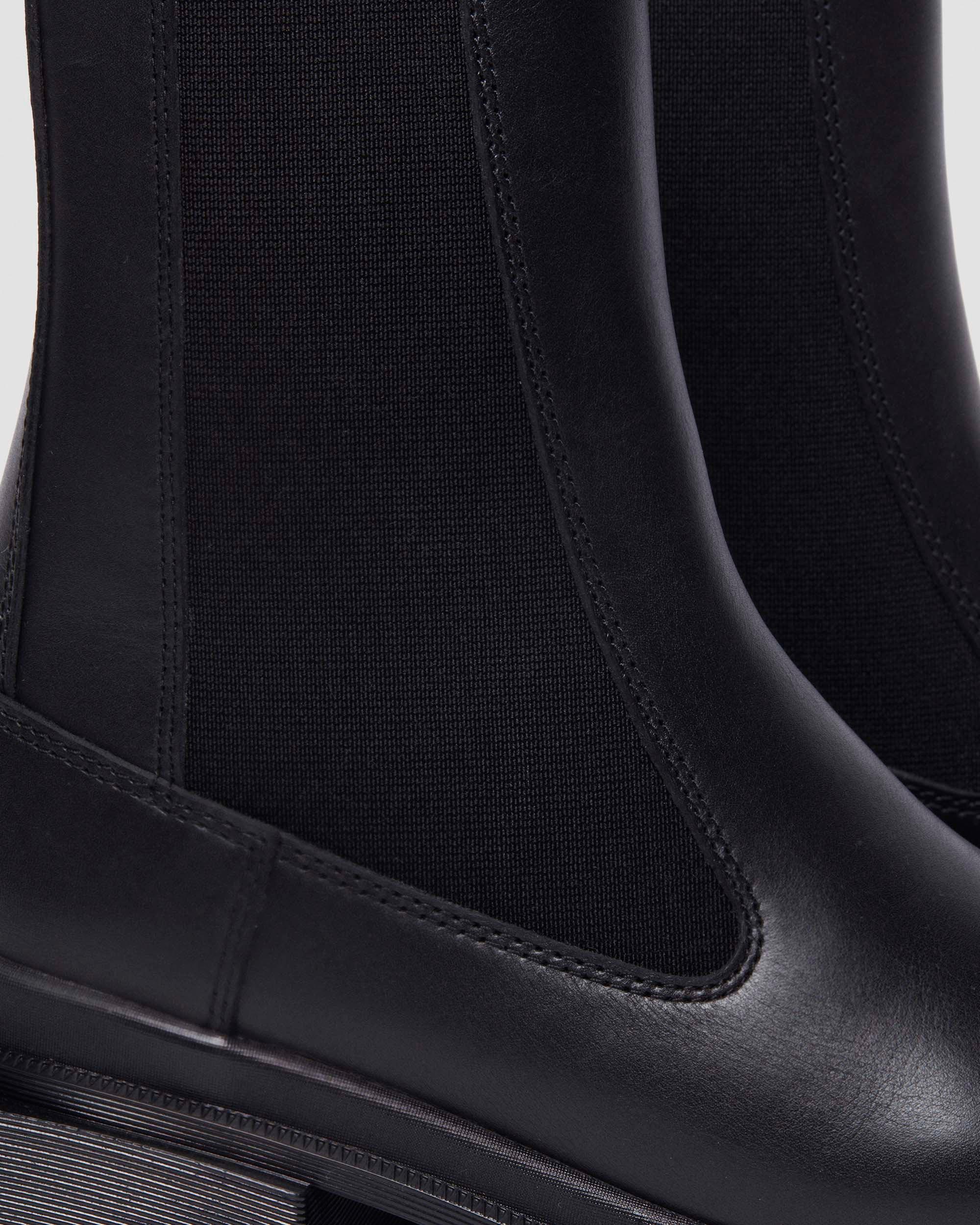 Maybole Square Toe Chelsea Boots in Black