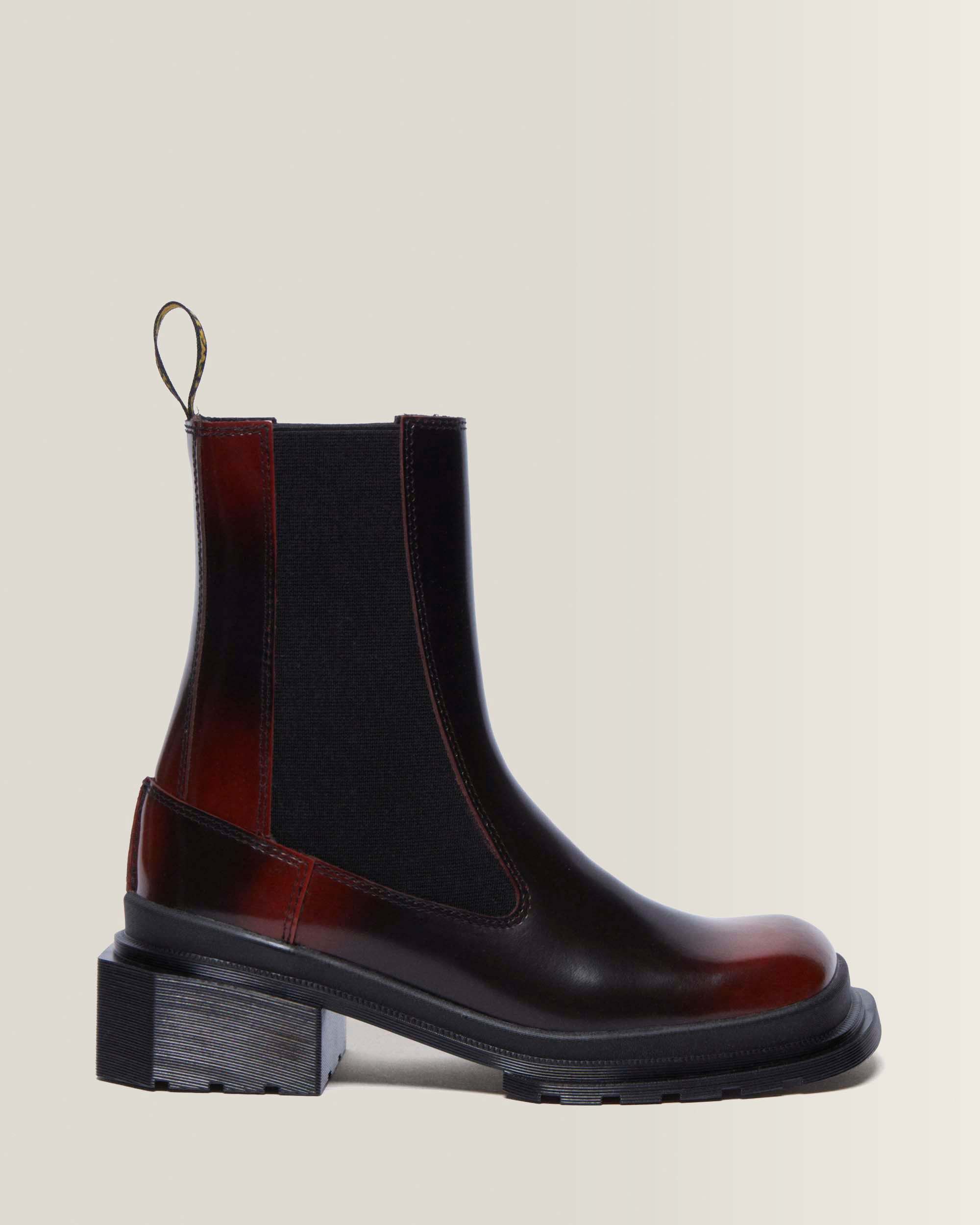 Botas Chelsea Maybole de piel con puntera cuadrada product image