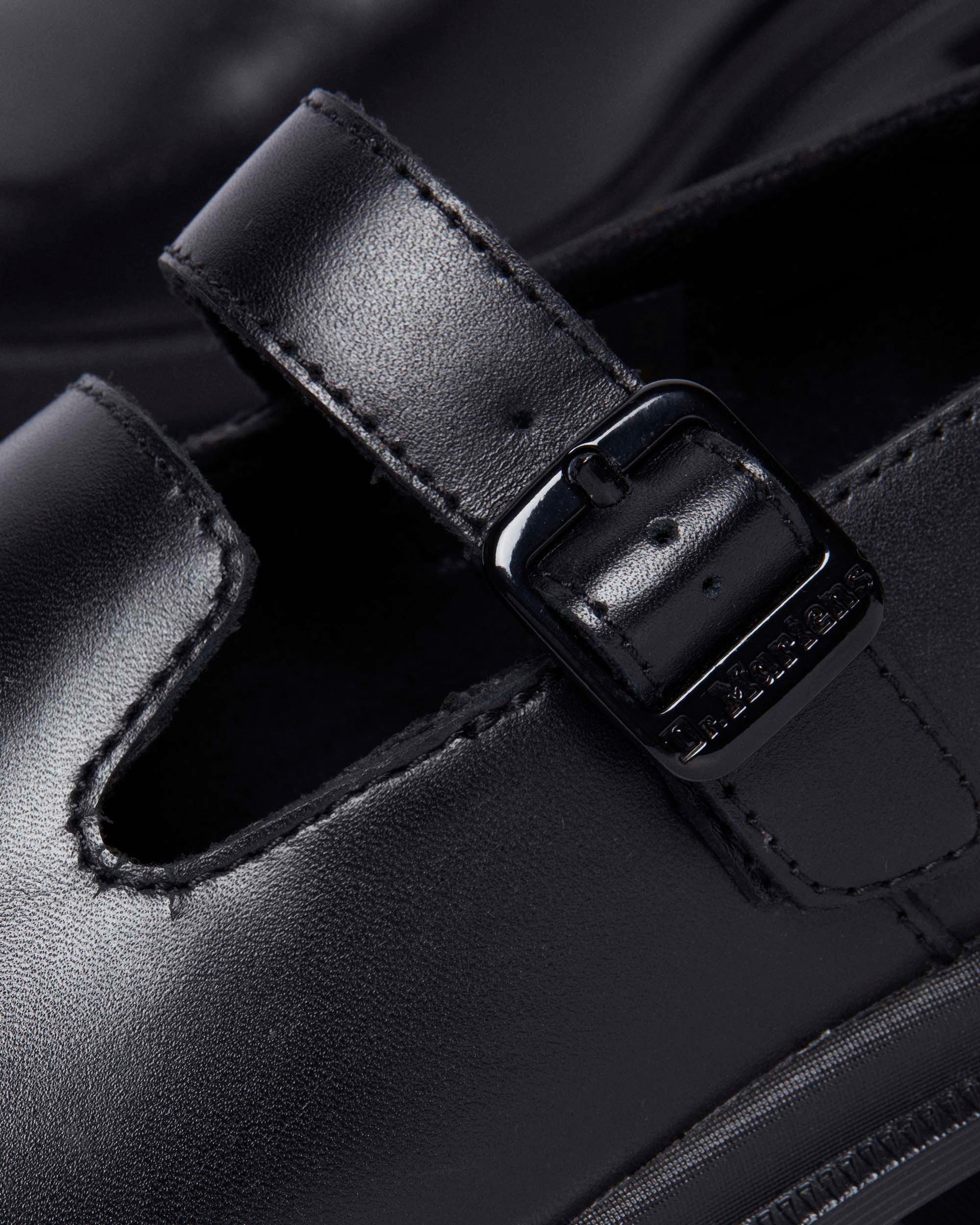Maybole Square Toe Mary Jane Shoes in Black | Dr. Martens