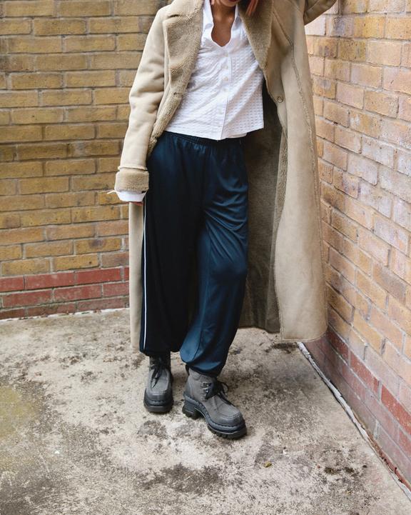 Corran 3-Eye Suede Heeled Boots in | Dr. Martens Corran 3-Eye Suede Heeled Boots in | Dr. Martens