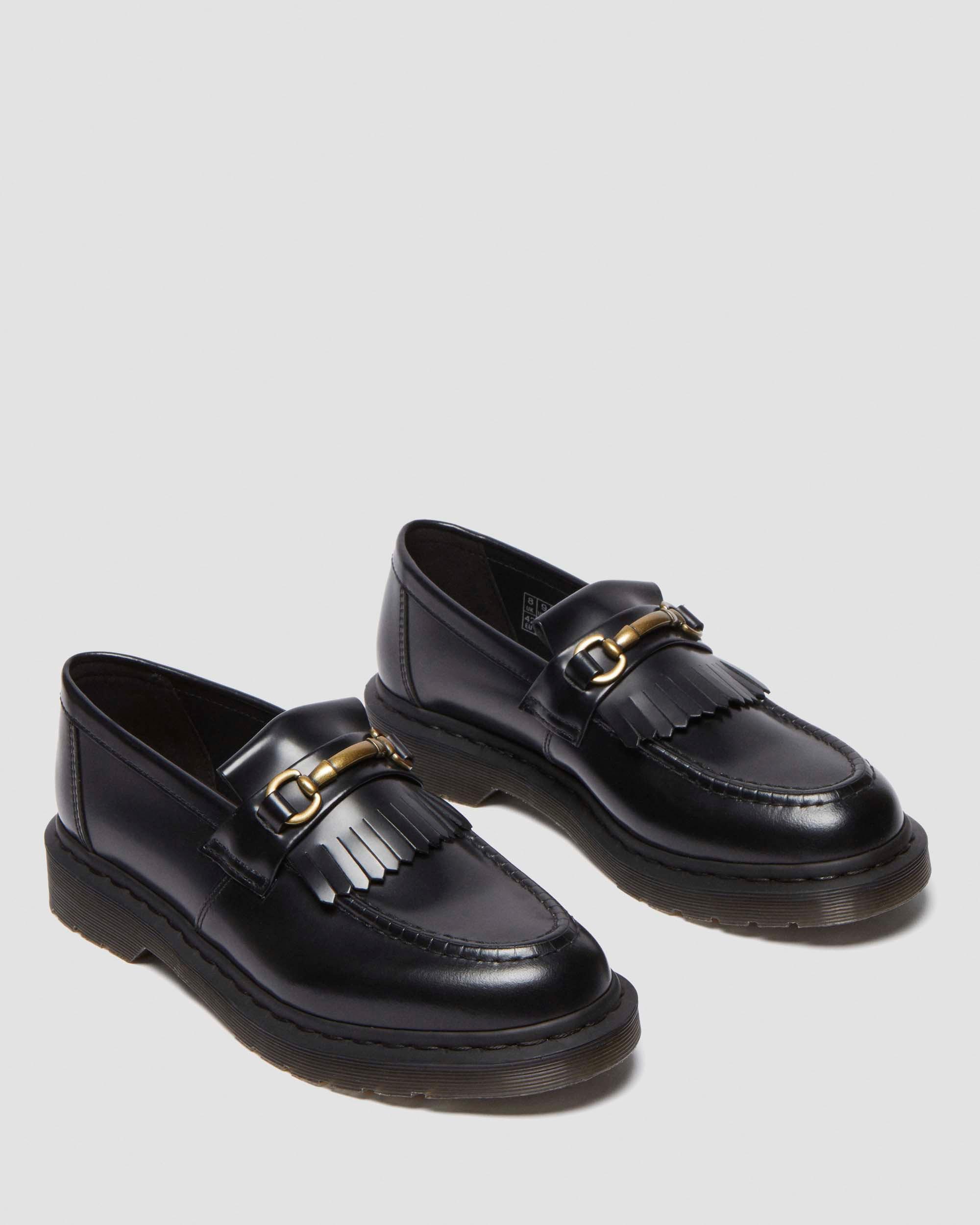 Adrian Snaffle Smooth Leather Kiltie Loafers | Dr. Martens ReWair