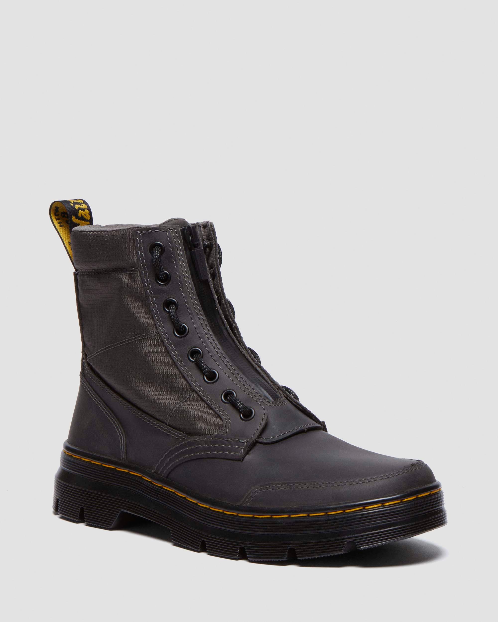 Combs Fleece Lined Casual Boots in Gunmetal Dr. Martens