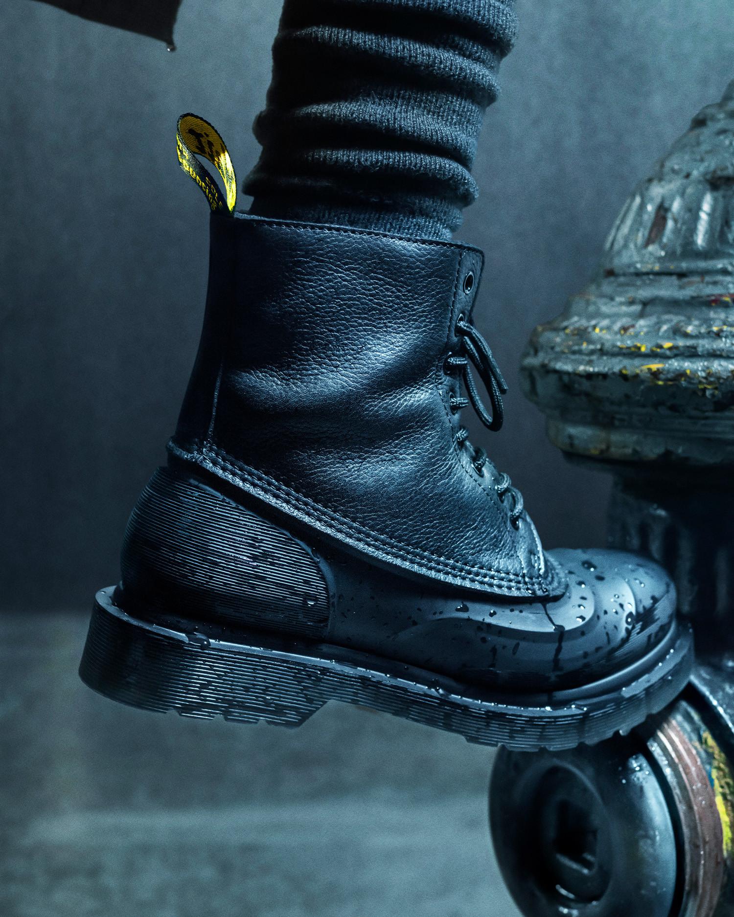 Shop Dr. Martens' 1460 Fleece Lined Sub Boots In Black