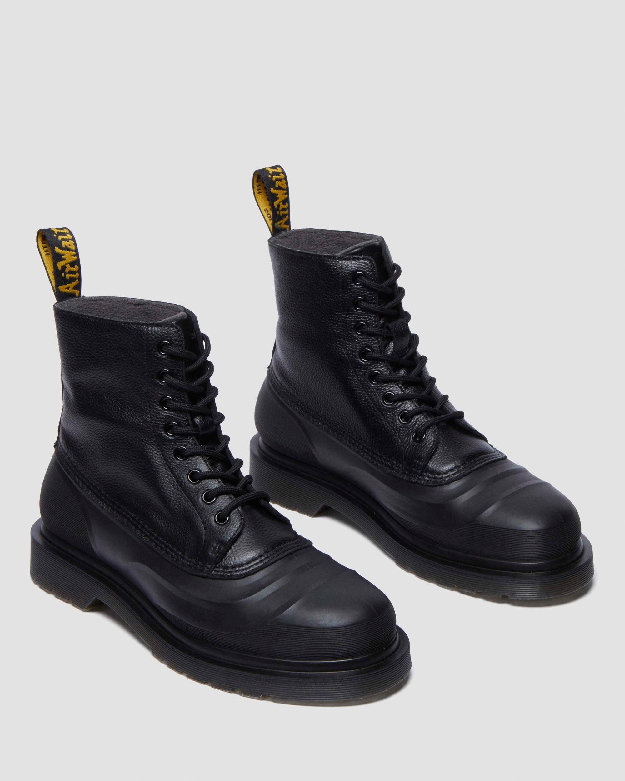 Shop Dr. Martens' 1460 Fleece Lined Sub Boots In Black