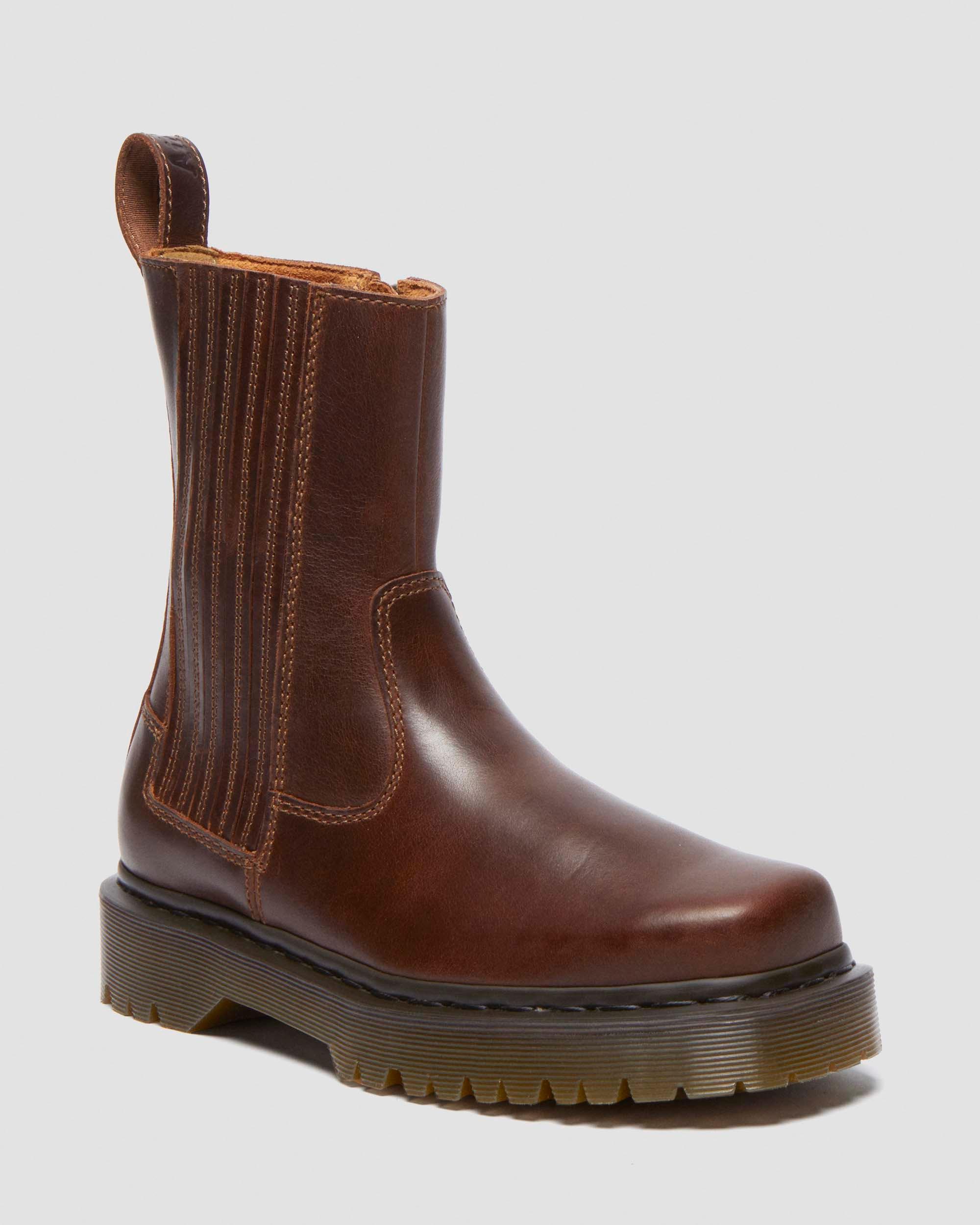 1490 Virginia Leather Mid Calf Boots in Black | Dr. Martens