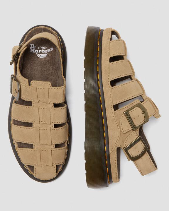 Wrenlie Bronx Suede Fisherman Sandals in Savannah Tan | Dr Wrenlie Bronx Suede Fisherman Sandals in Savannah Tan | Dr