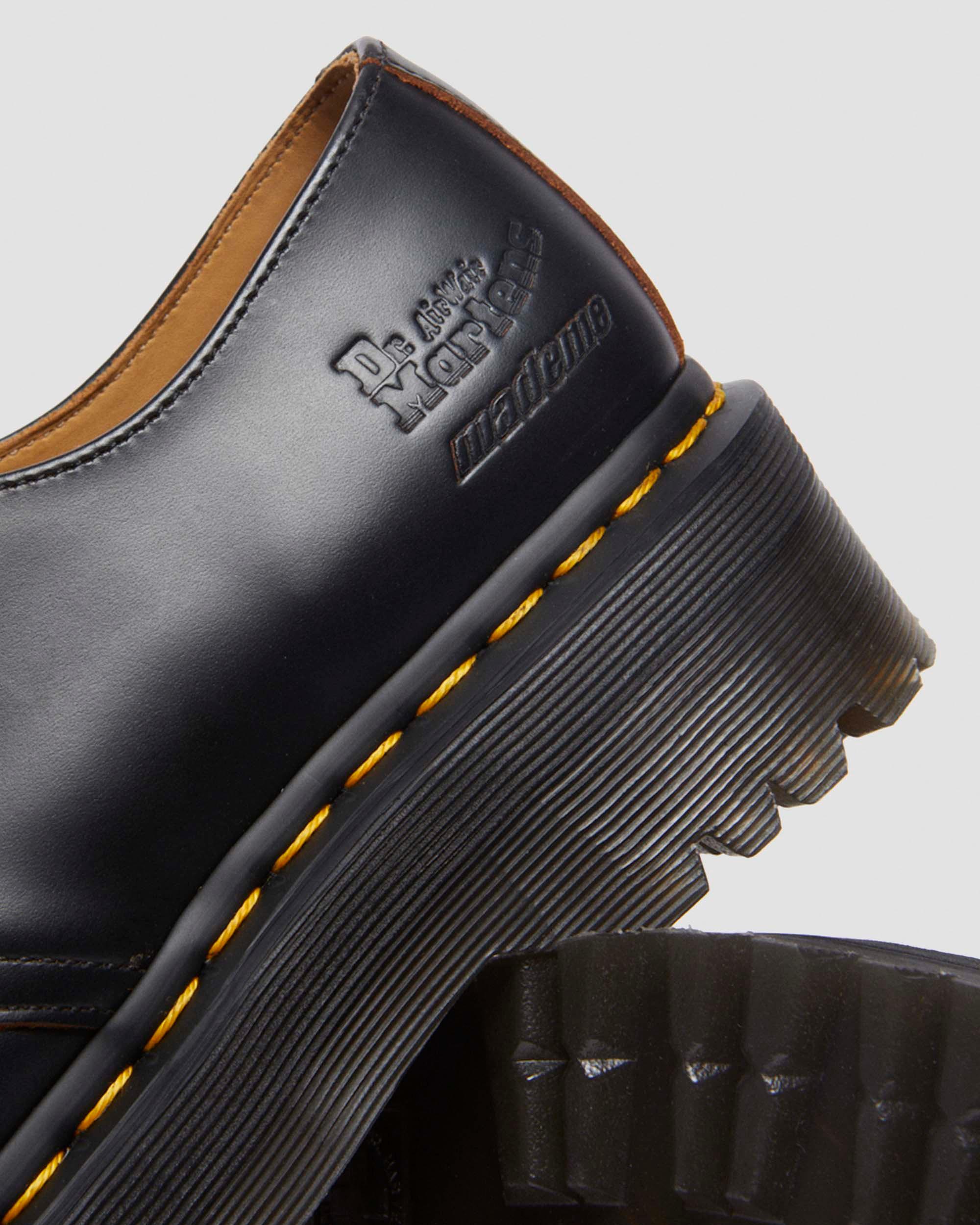 1461 Platform MADEME Leather Oxford Shoes in BLACK | Dr. Martens™