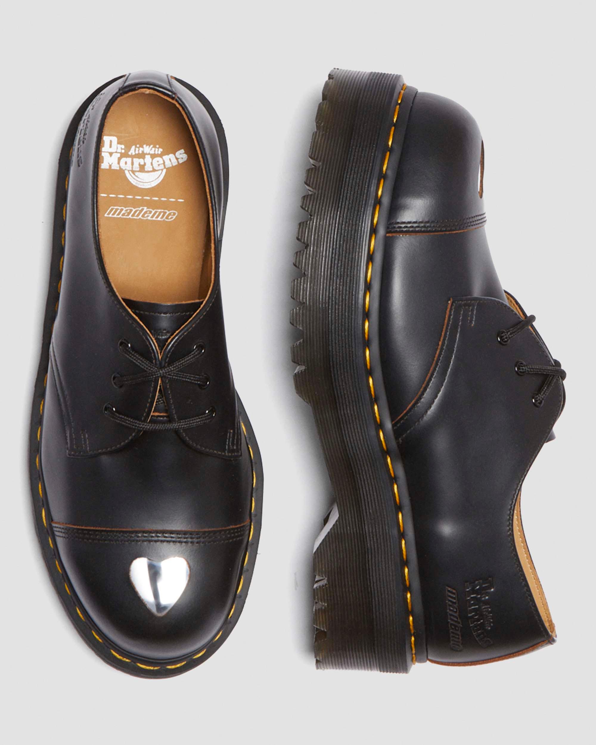 1461 Platform MADEME Leather Oxford Shoes in BLACK | Dr. Martens™
