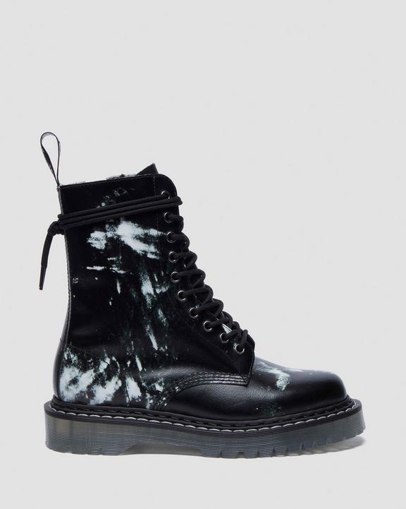 1490 Nine Inch Nails Leather Mid Calf Boots in | Dr. Martens 1490 Nine Inch Nails Leather Mid Calf Boots in | Dr. Martens