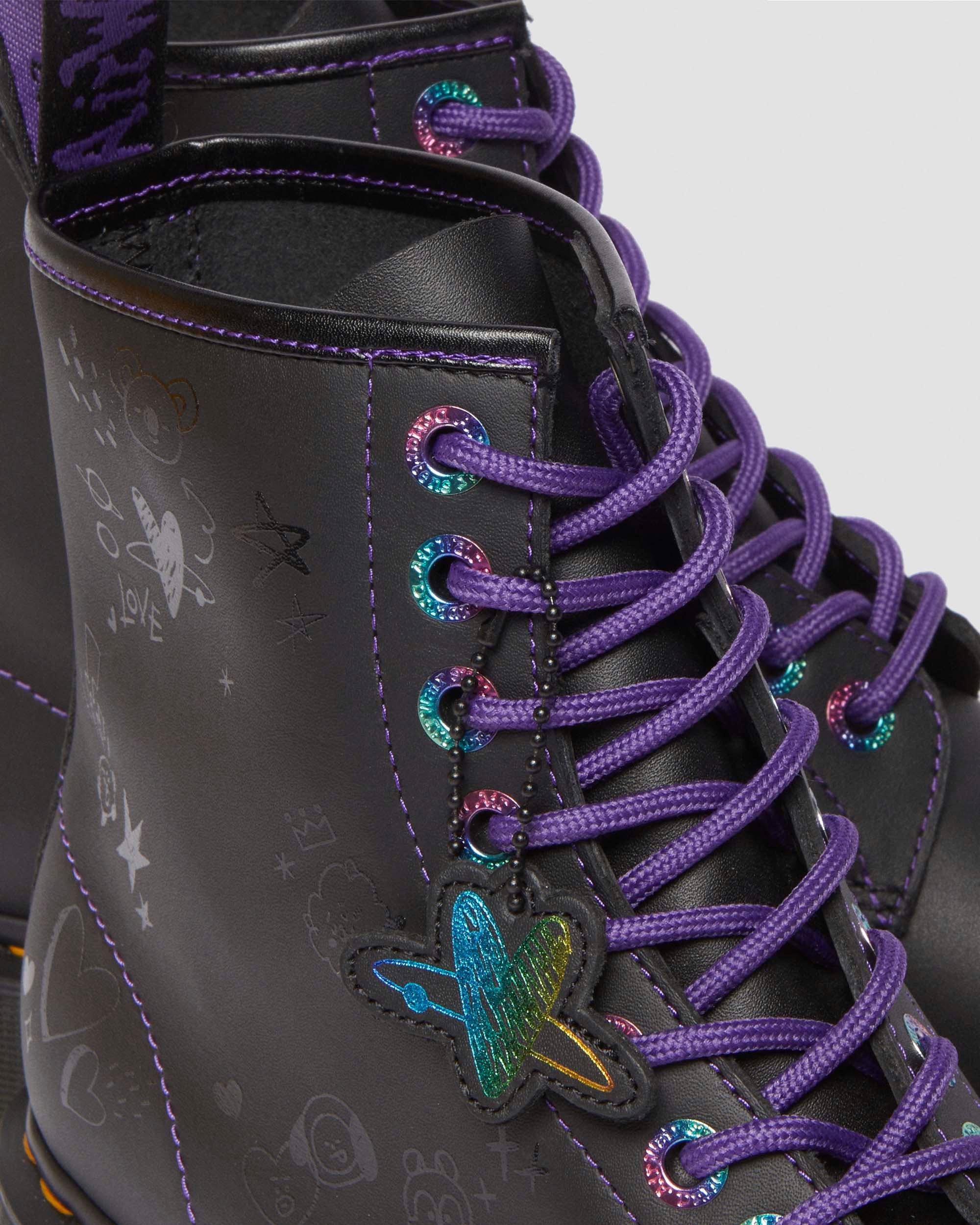 1460 BT21 Leather Lace Up Boots in Black | Dr. Martens