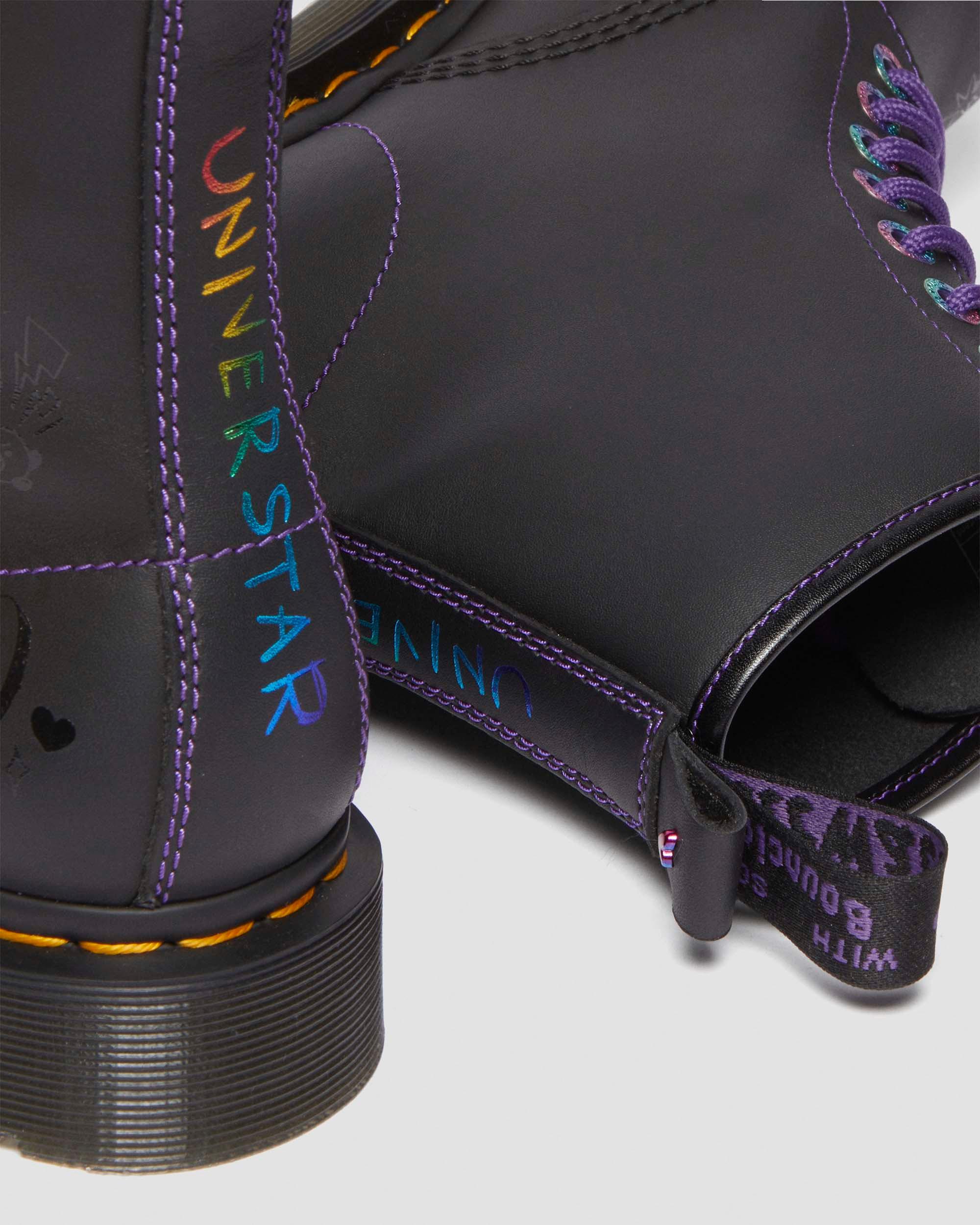 1460 BT21 Leather Lace Up Boots in Black