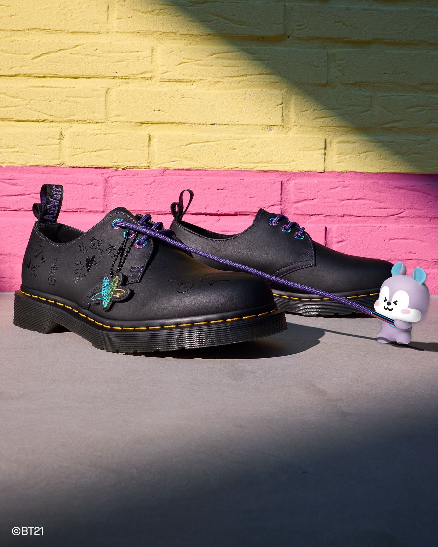 1461 BT21 Leather Oxford Shoes product image