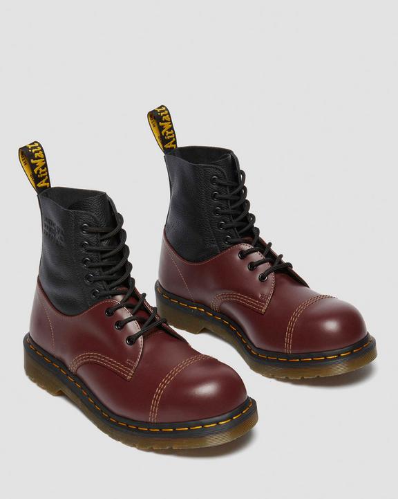 1460 / 1461 MM6 Steel Toe Leather Boots in Black | Dr. Martens 1460 / 1461 MM6 Steel Toe Leather Boots in Black | Dr. Martens