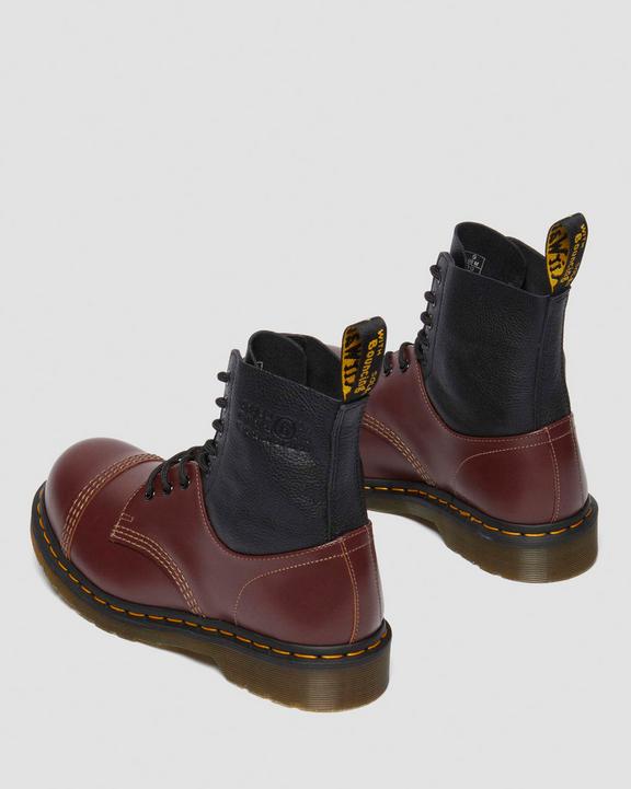 1460 / 1461 MM6 Steel Toe Leather Boots in Black | Dr. Martens 1460 / 1461 MM6 Steel Toe Leather Boots in Black | Dr. Martens