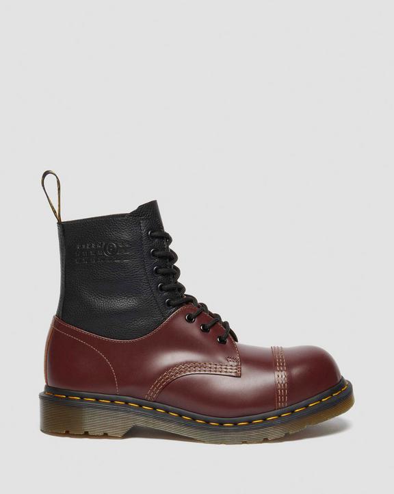 1460 / 1461 MM6 Steel Toe Leather Boots in Black | Dr. Martens 1460 / 1461 MM6 Steel Toe Leather Boots in Black | Dr. Martens