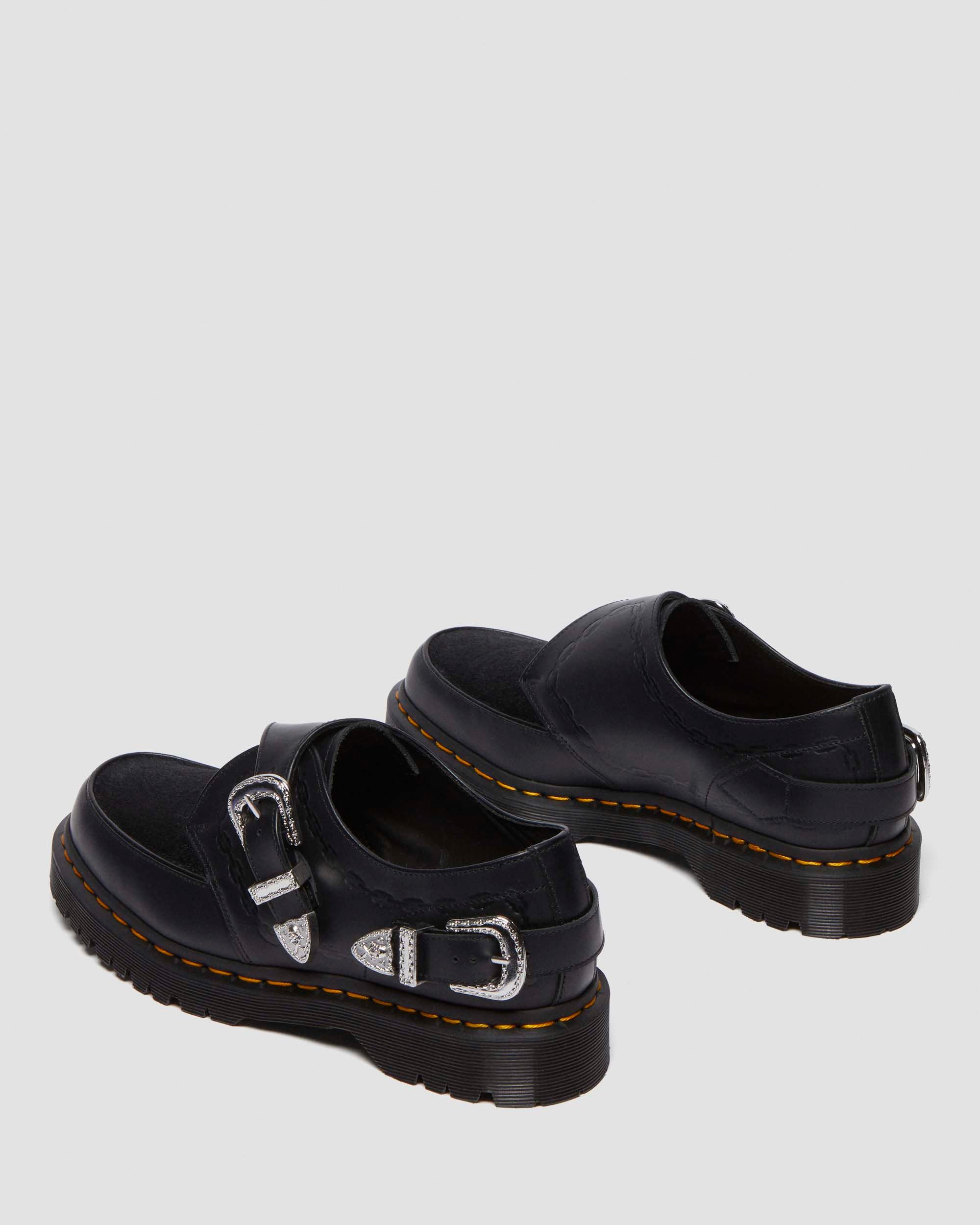 靴 KINGMASA Dr. Martens RAMSEY MONK RAMSEY MONK THE GREAT FROG HAIR ON & SMOOTH LEATHER CREEPER SHOES