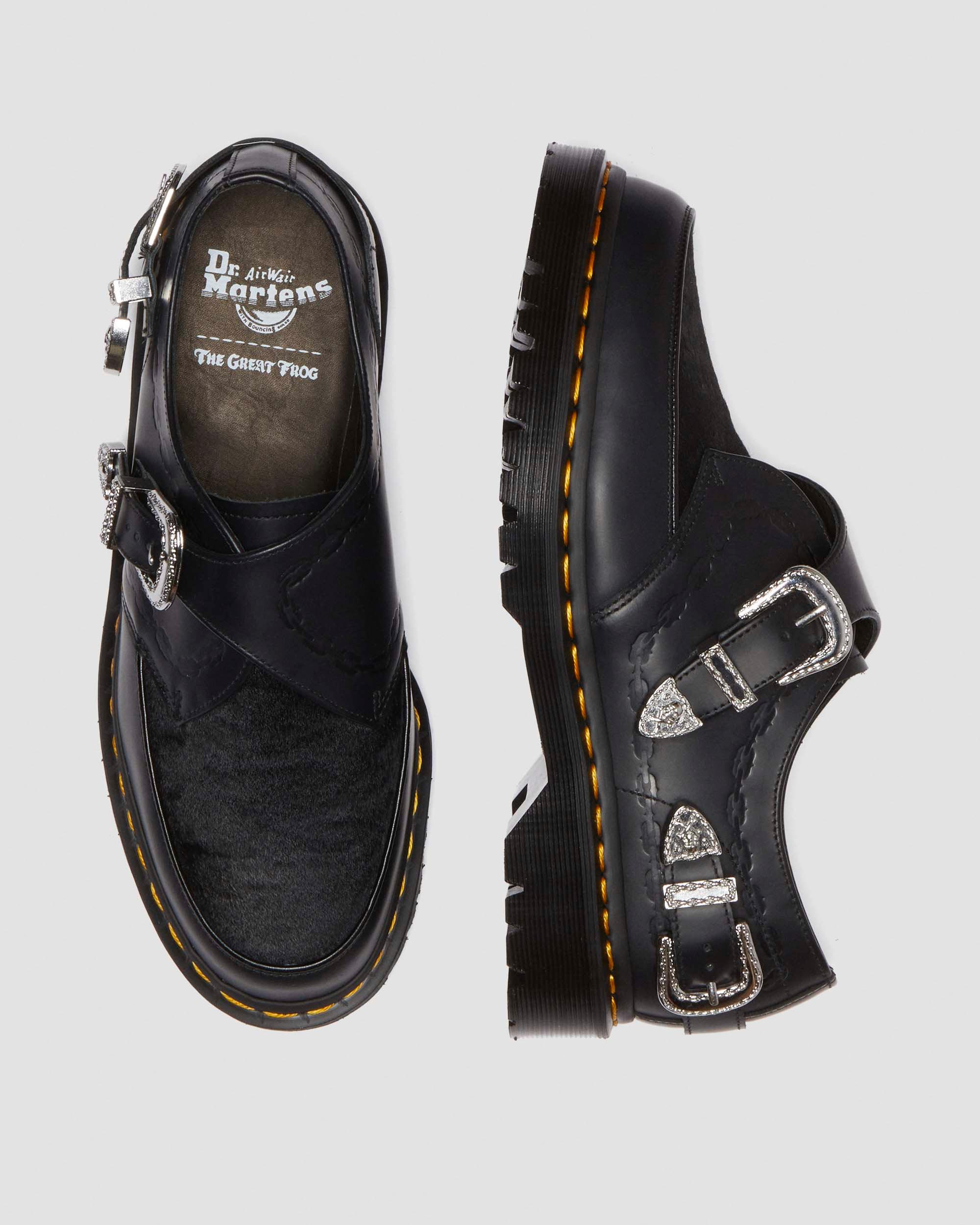 RAMSEY MONK THE GREAT FROG HAIR ON & SMOOTH LEATHER CREEPER SHOES