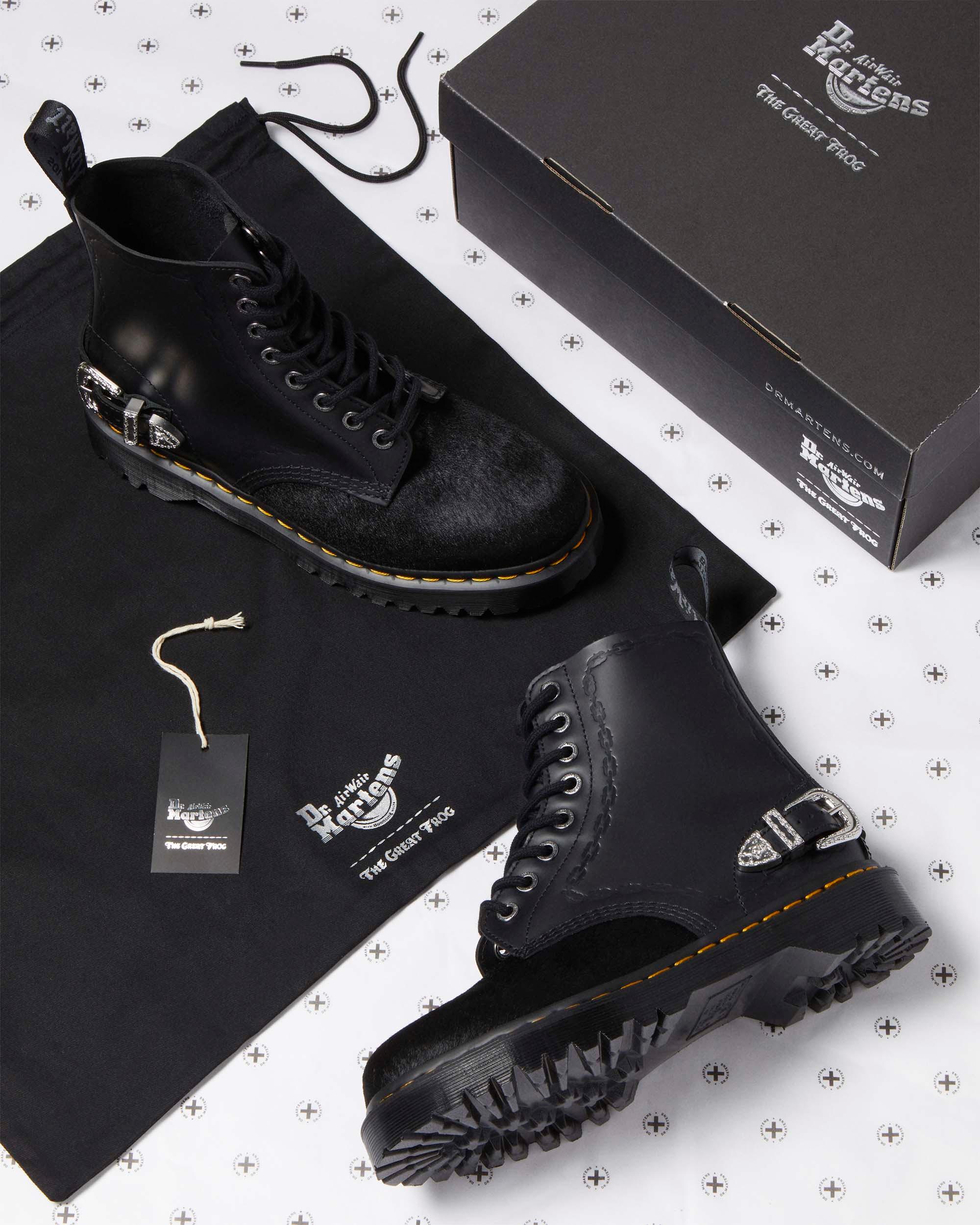 1460 BEX THE GREAT FROG HAIR ON SMOOTH LEATHER BOOTS
