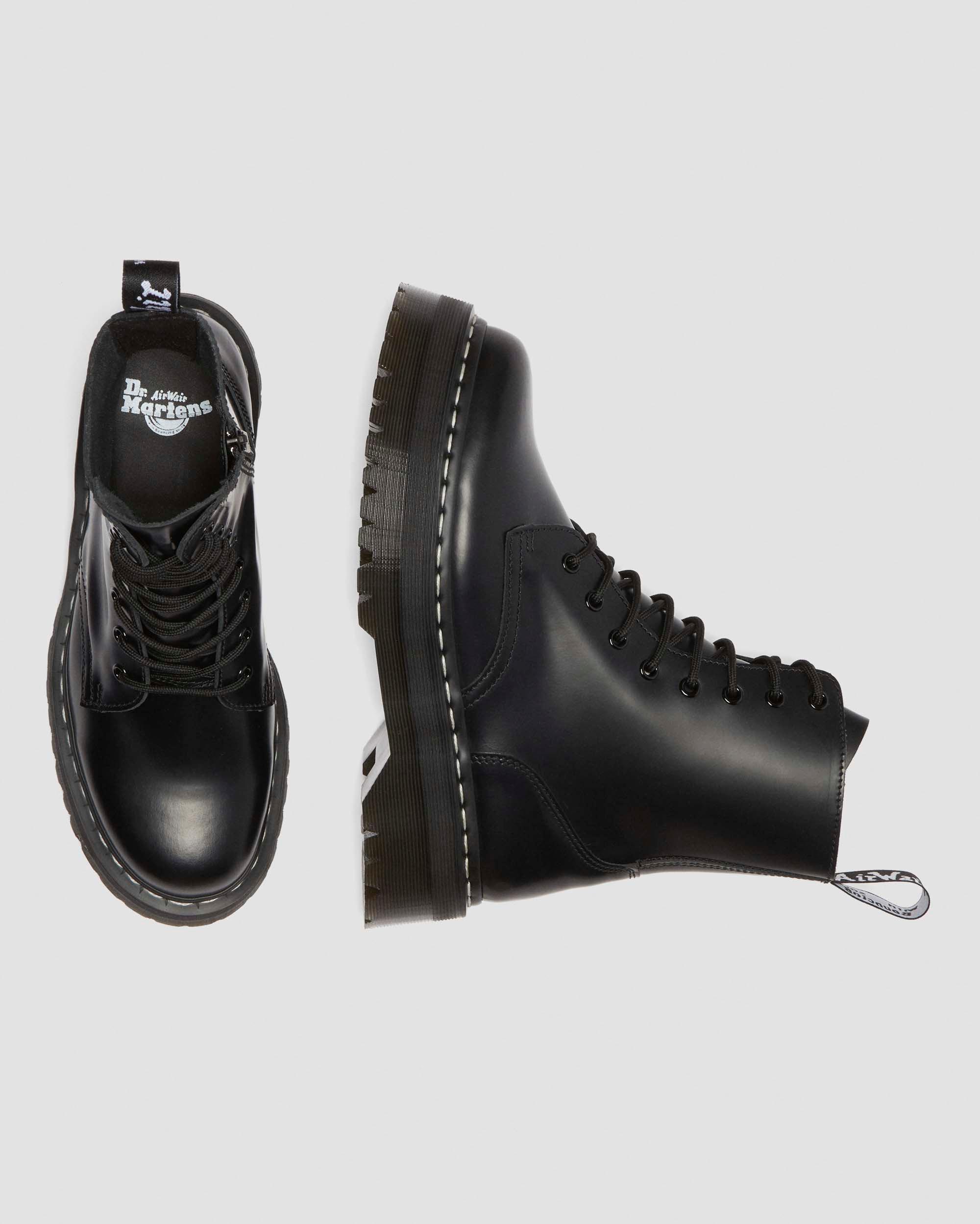 靴 Dr.Martens Jadon WS eu43 Jadon II Boot Hardware Pull Up Leather Platforms in Deep