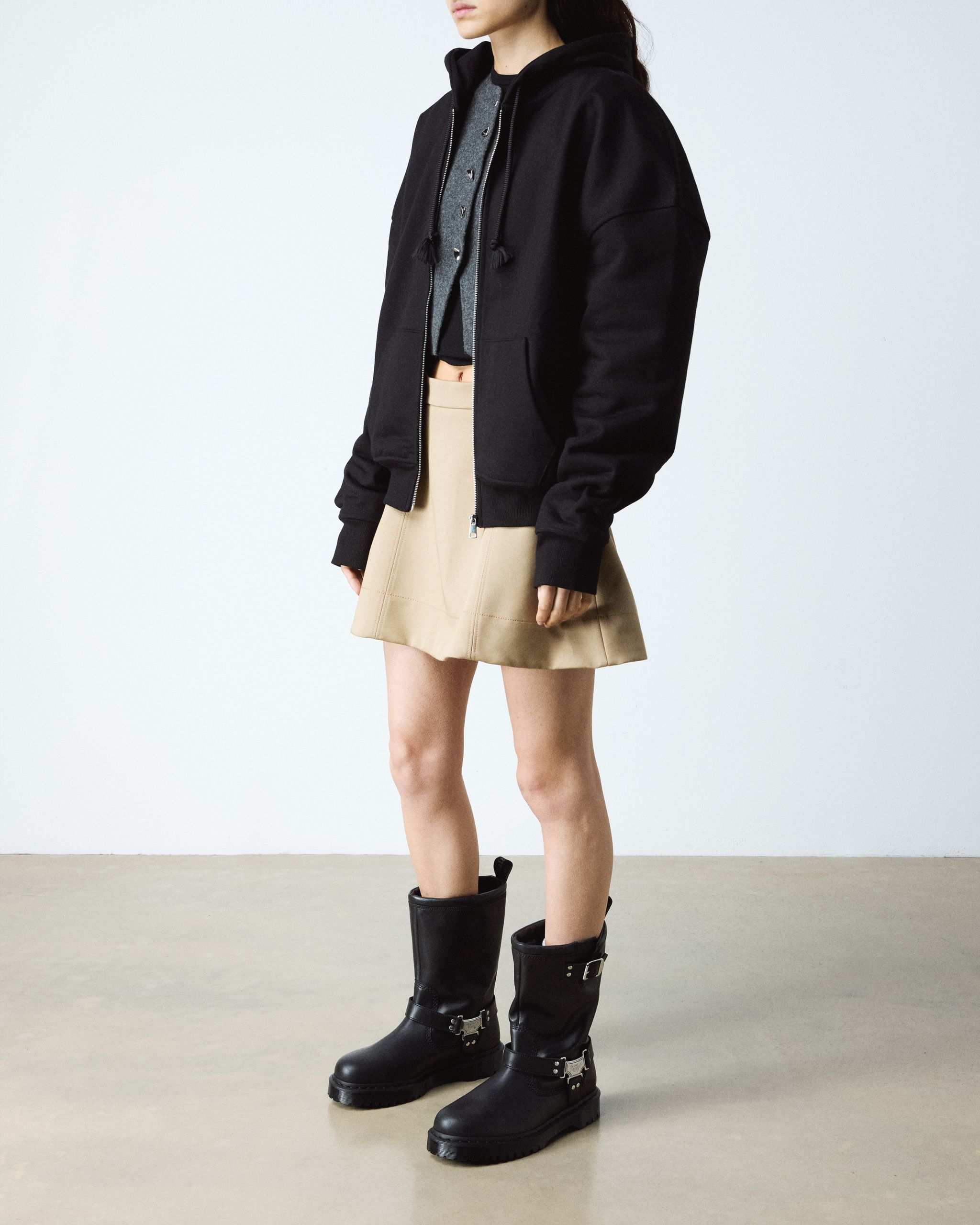 Anistone Hi Leather Biker Boots product image