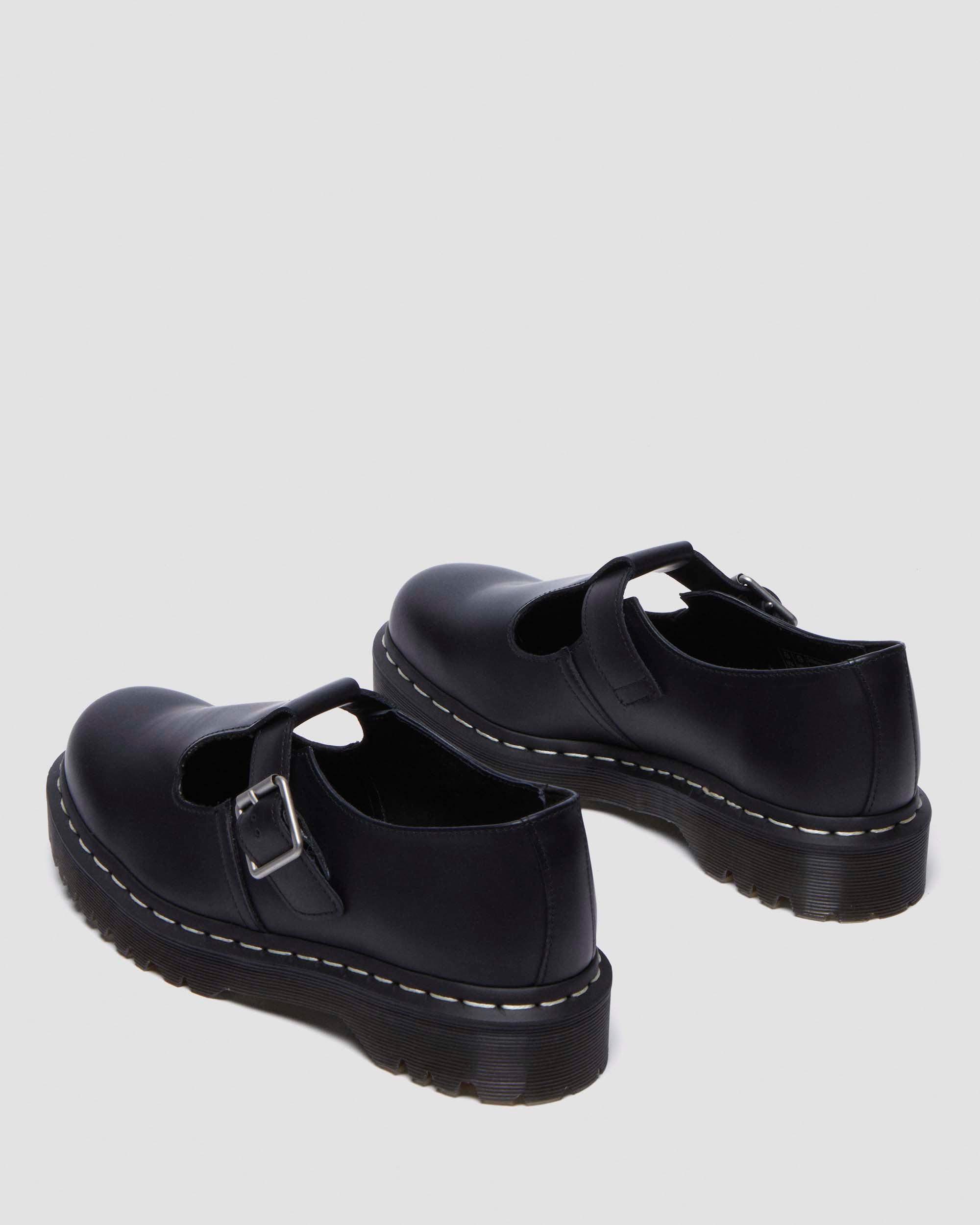 Polley Bex Smooth Leather Mary Janes in BLACK | Dr. Martens™