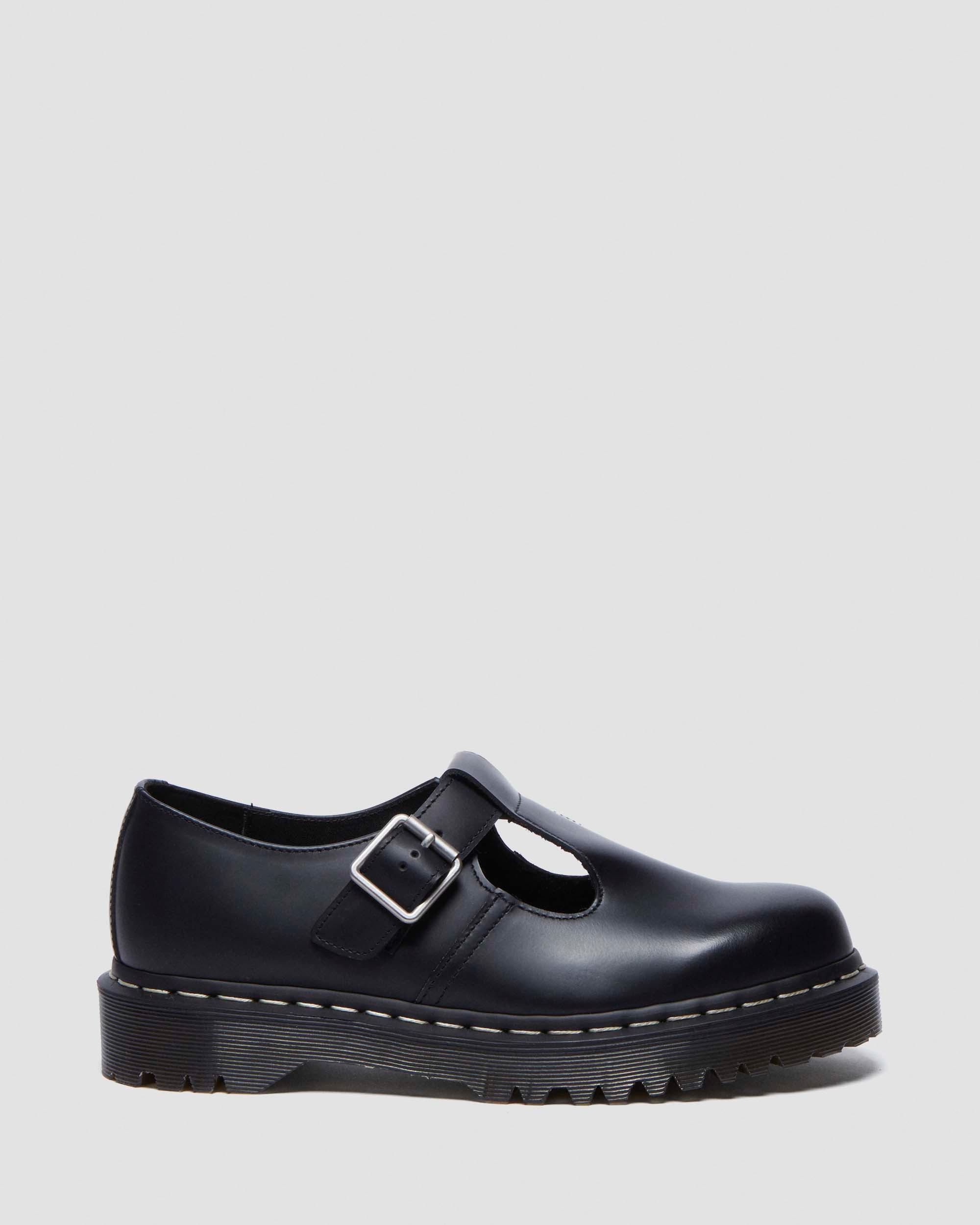 Polley Bex Smooth Leather Mary Janes in BLACK | Dr. Martens™