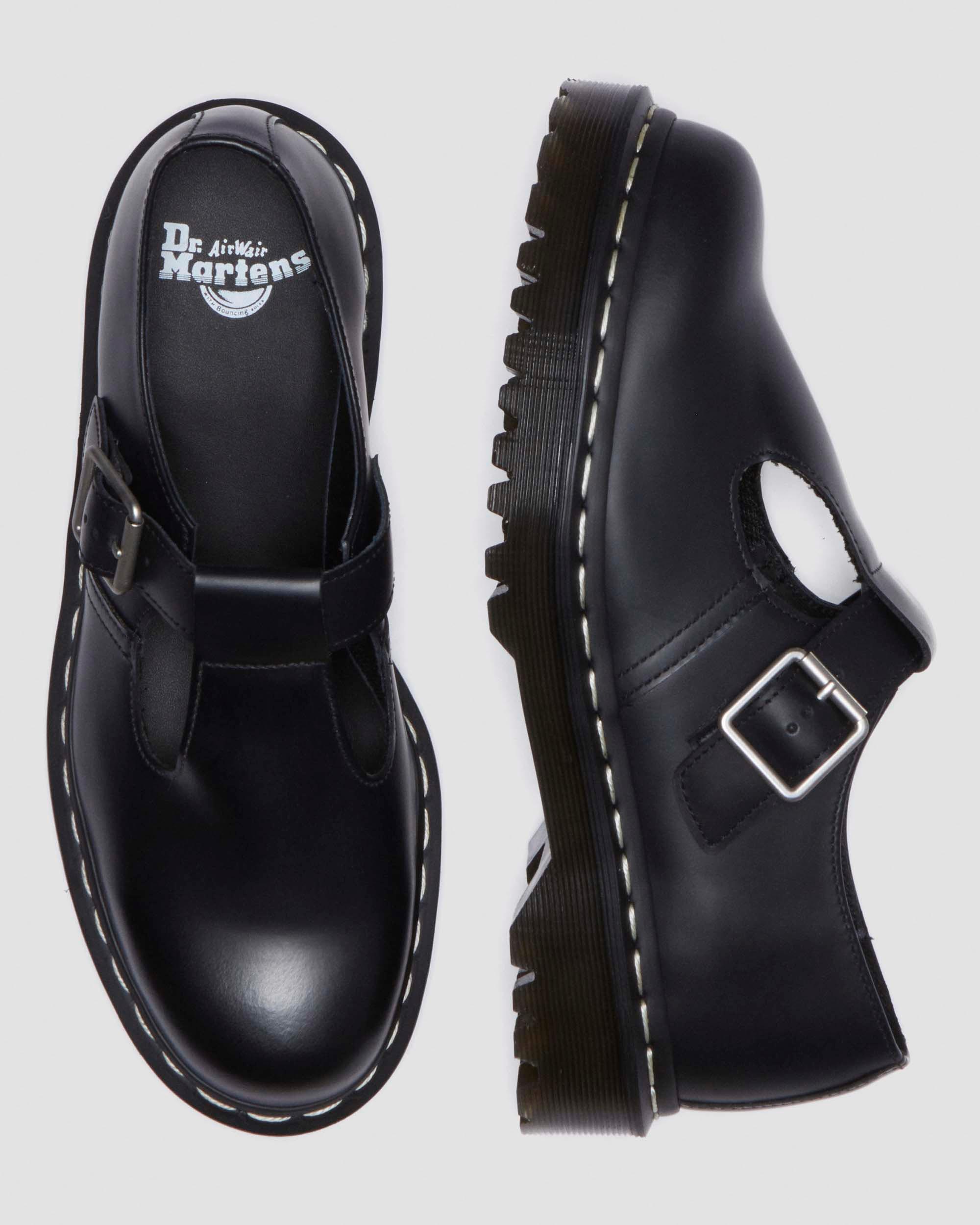 Polley Bex Smooth Leather Mary Janes in BLACK | Dr. Martens™