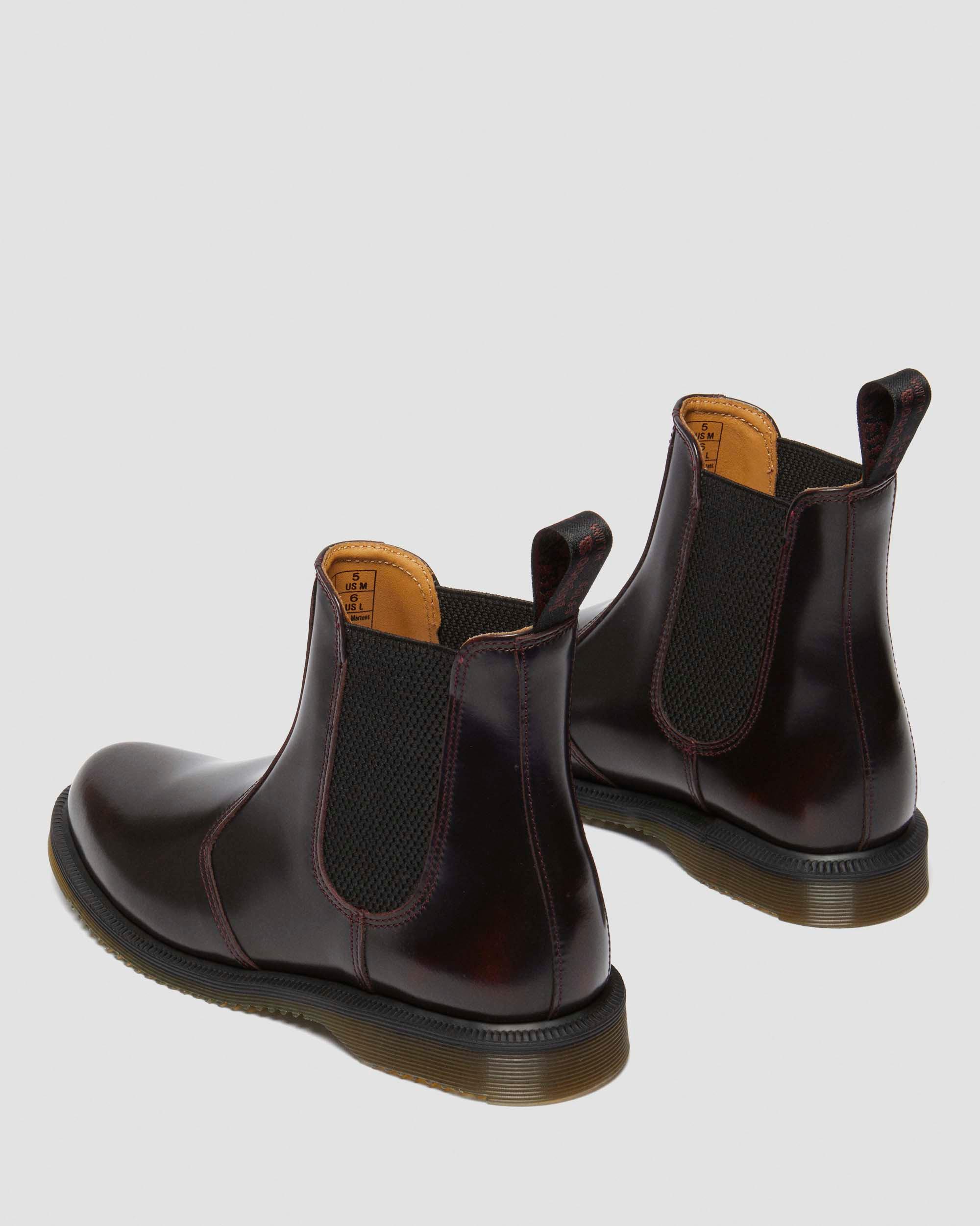 Flora Arcadia Chelsea Boots in Cherry Red