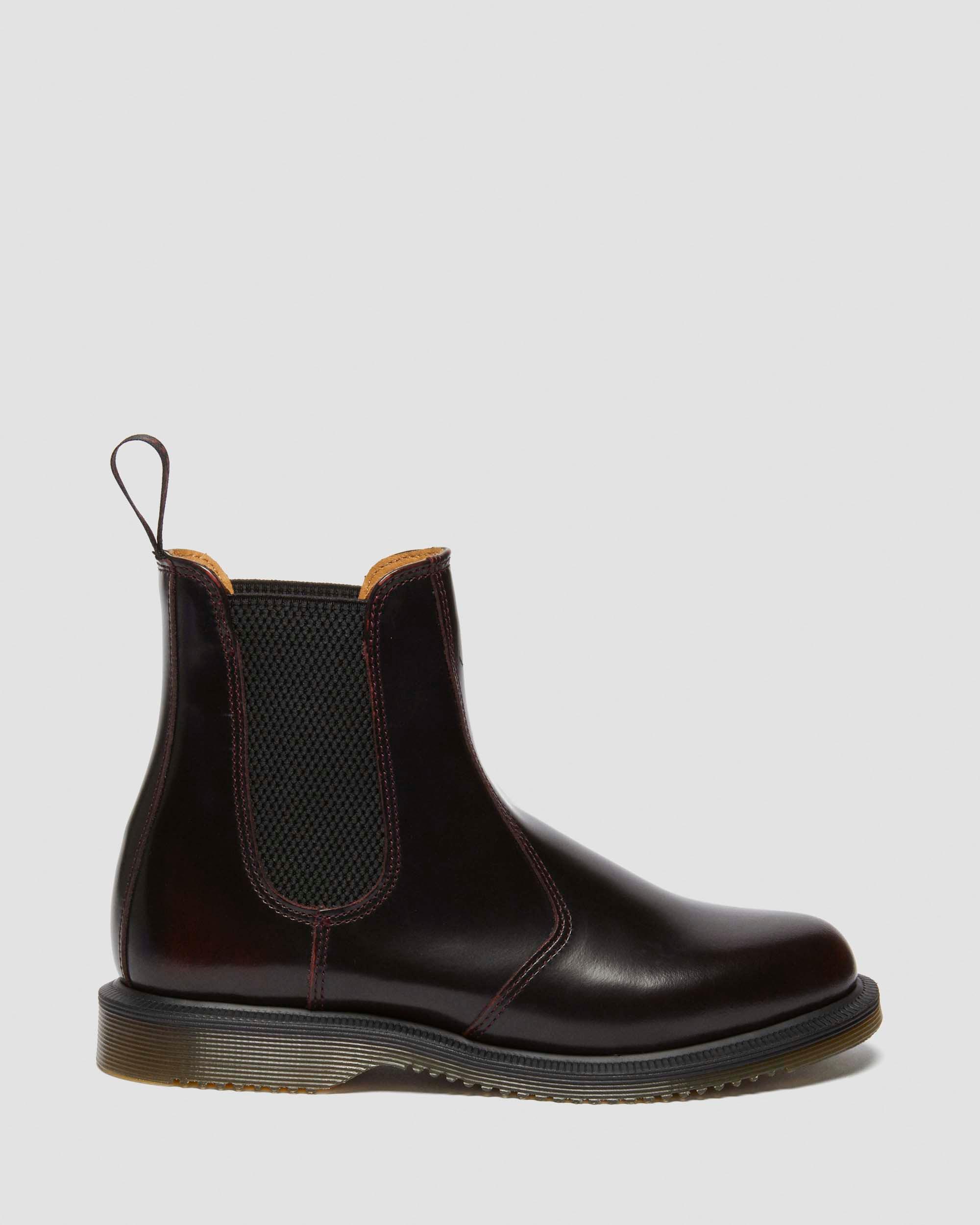 Flora Arcadia Chelsea Boots in Cherry Red