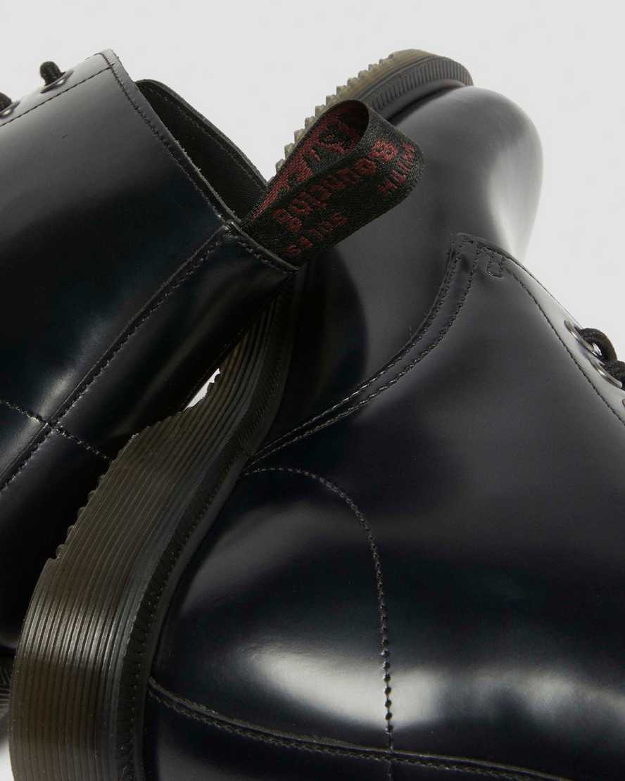 Dr. Martens' Emmeline Smooth Lace Up Boots In Black