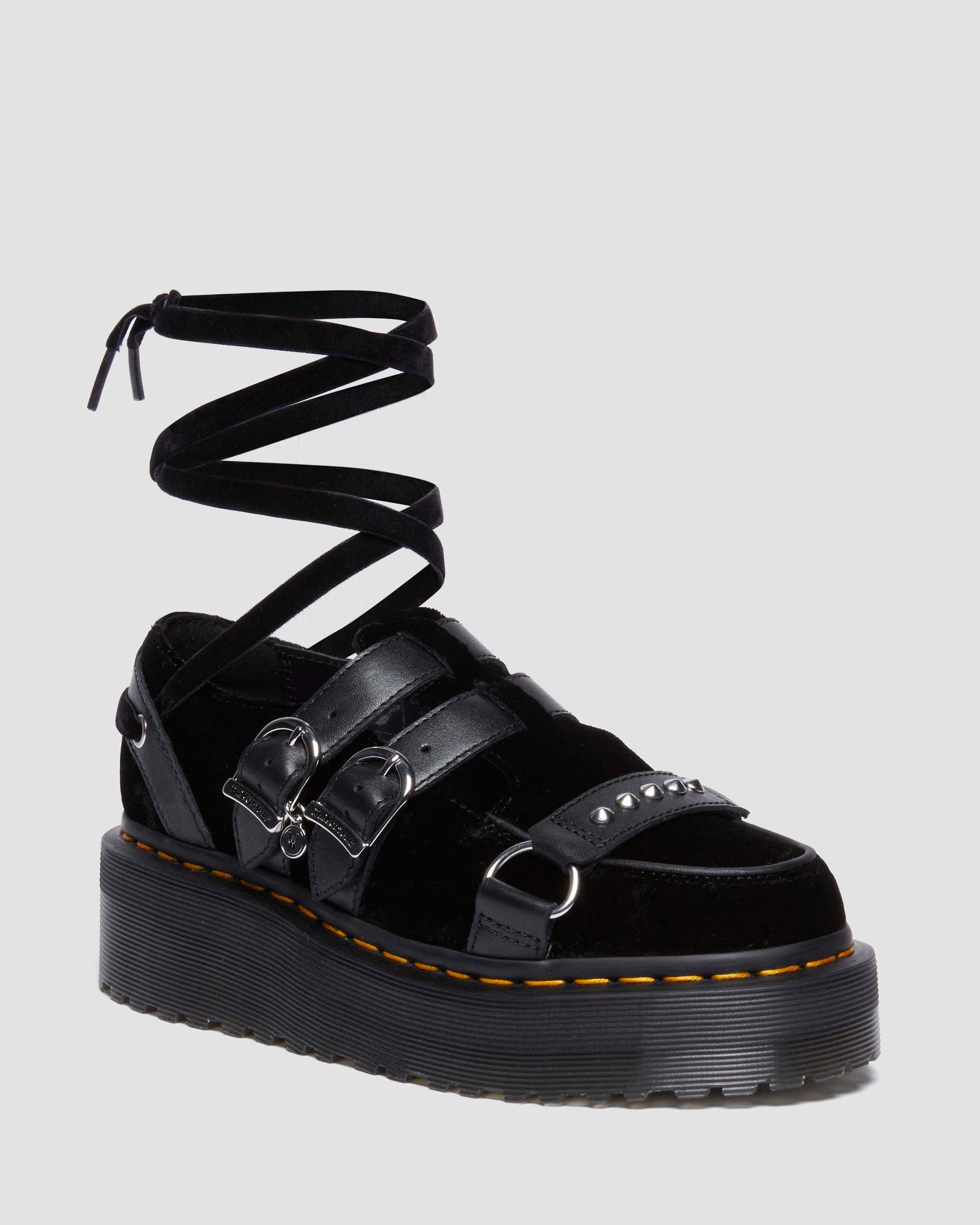 Shop Dr. Martens' Ramsey Wednesday Plateau Creeper Schuhe In Black